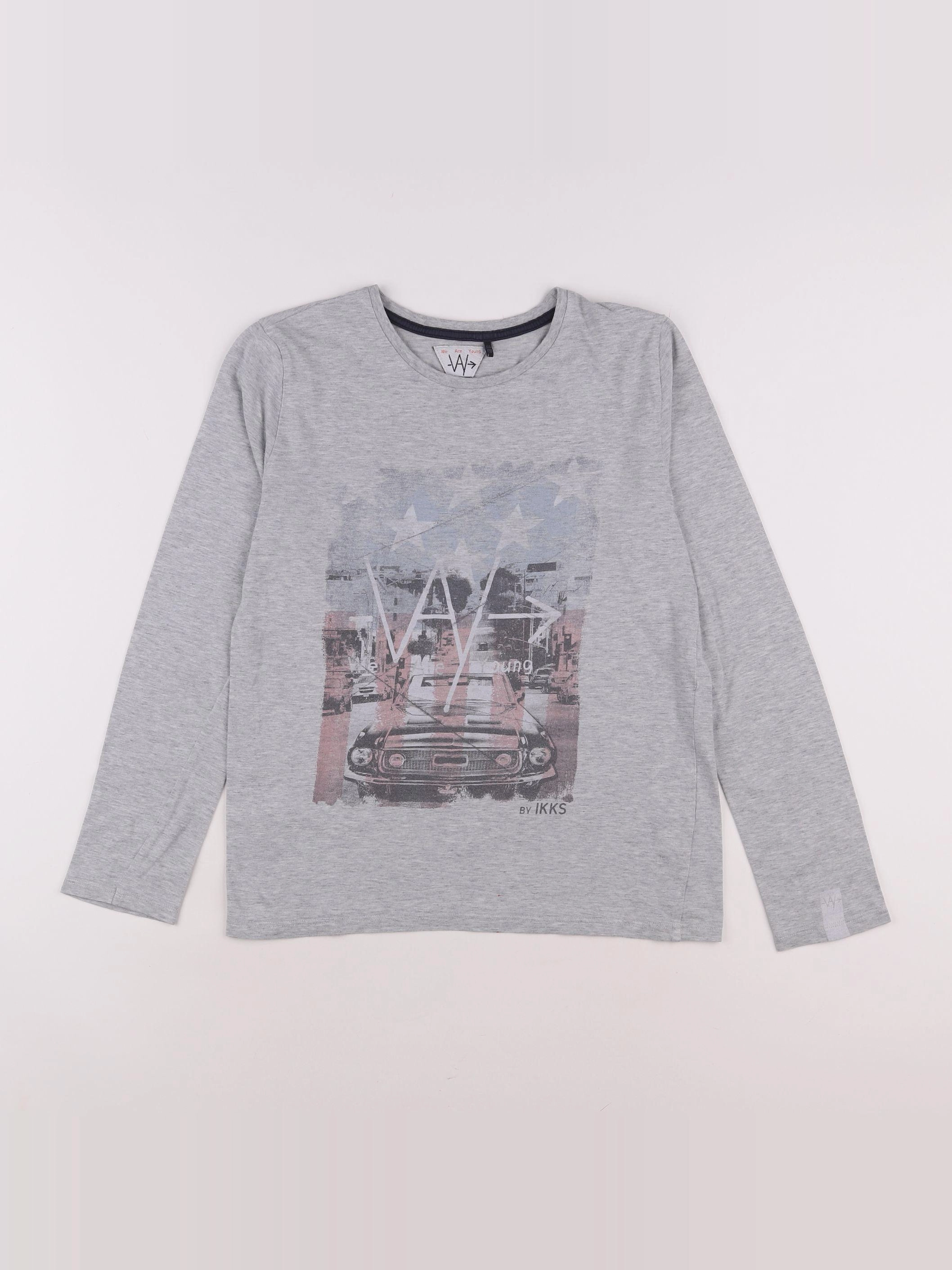 IKKS - tee-shirt gris - 12 ans