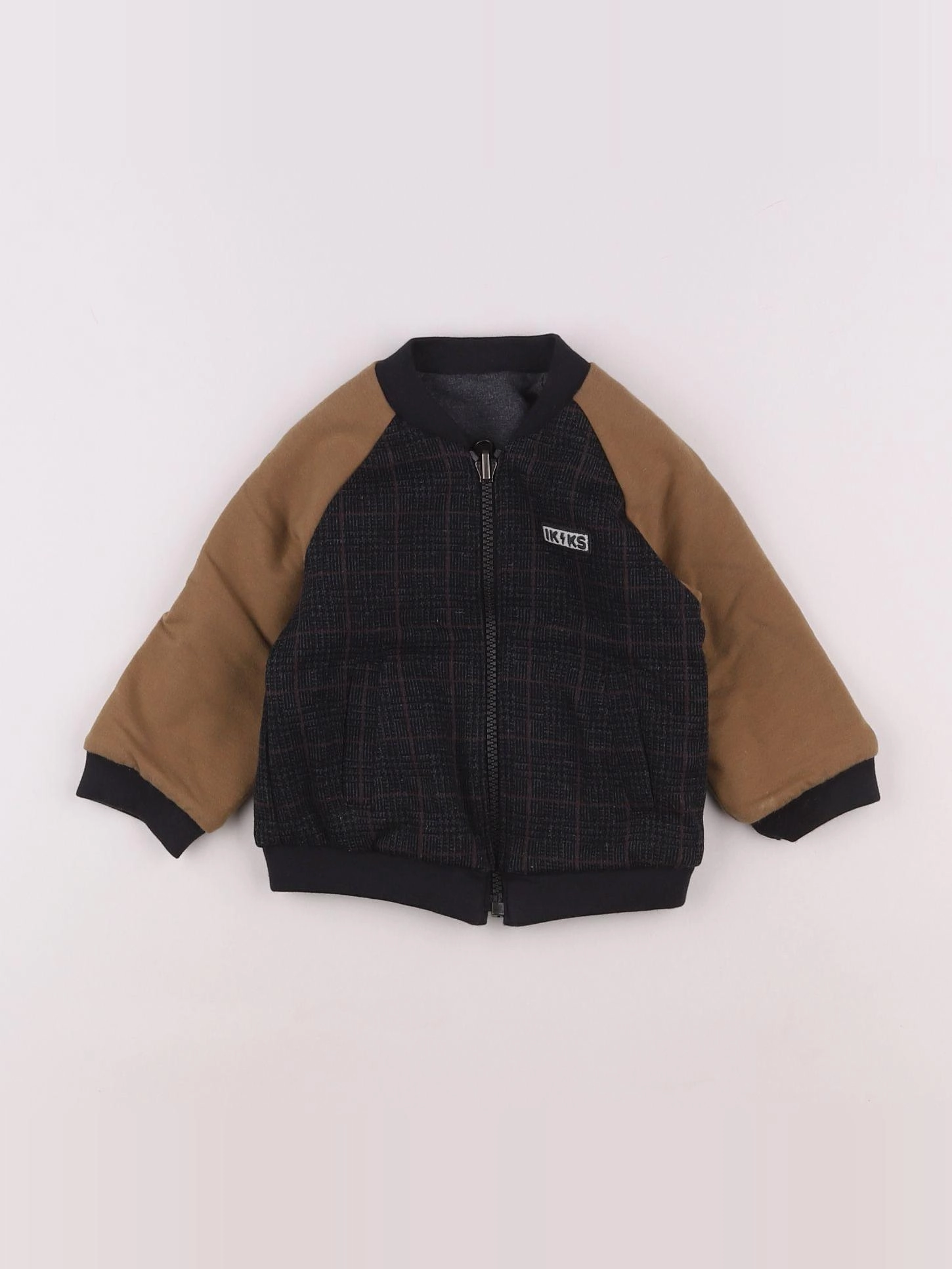 IKKS - veste réversible gris - 12 mois