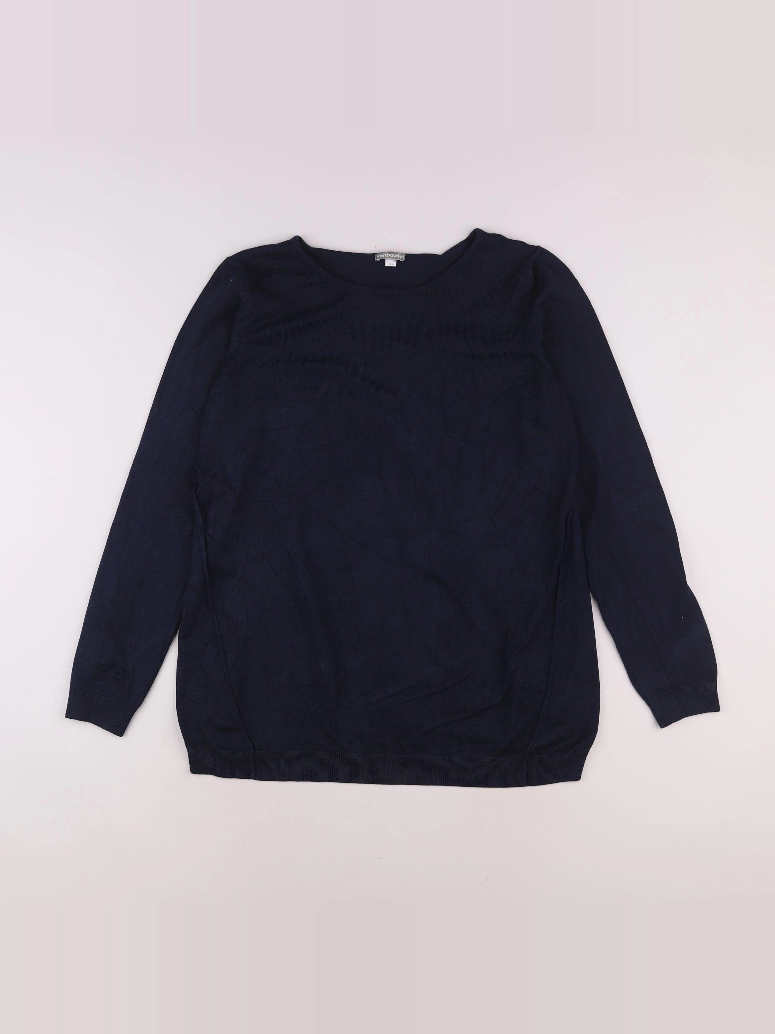 Vertbaudet - pull grossesse bleu - 42 à 44