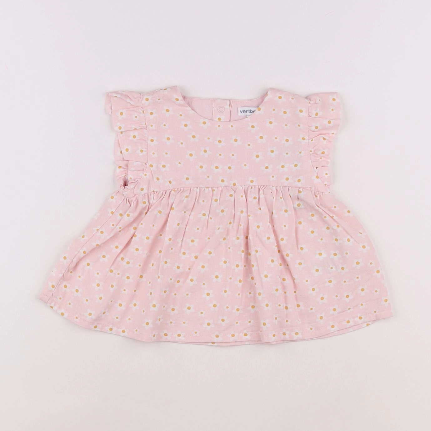 Vertbaudet - blouse rose - 12 mois