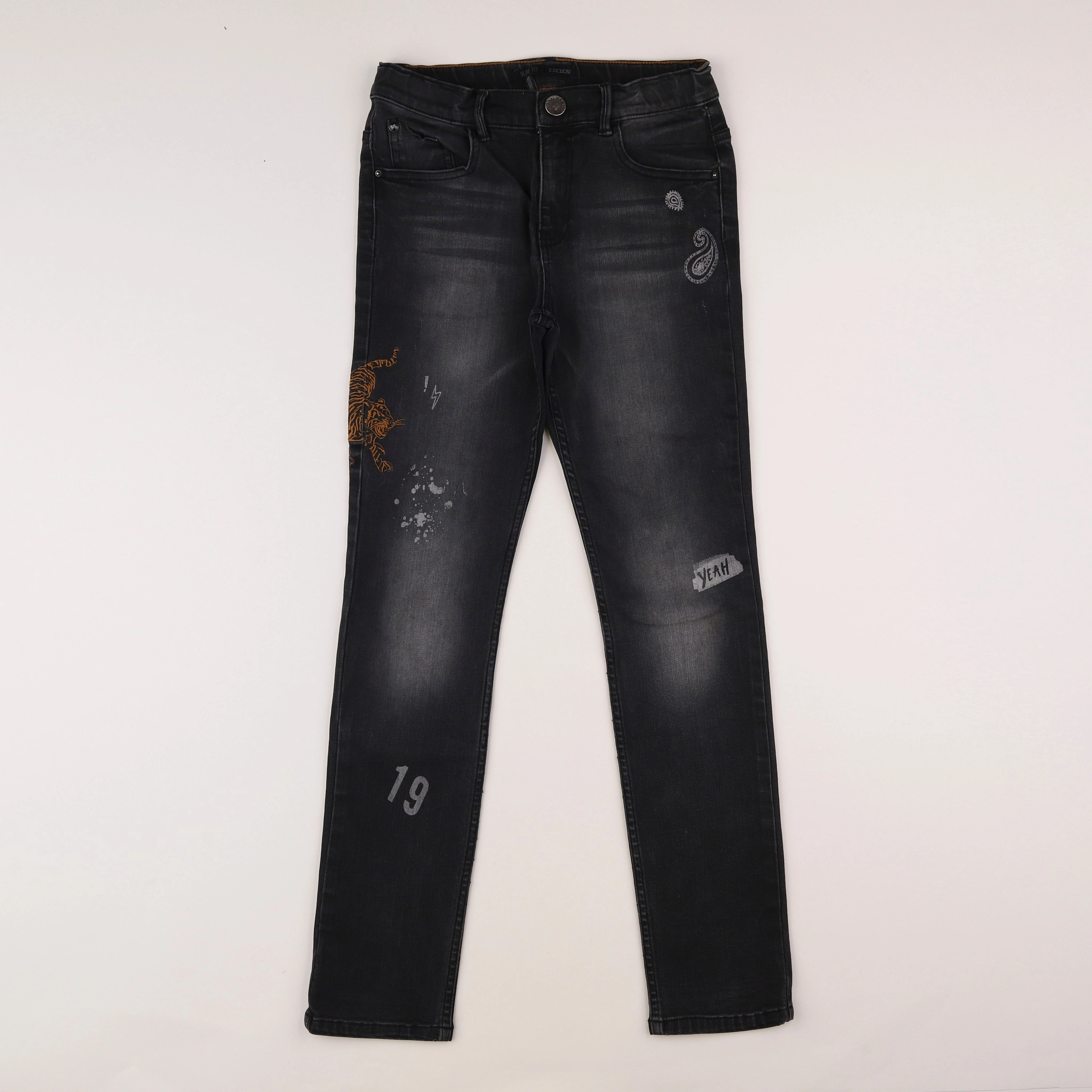 IKKS - jean gris - 12 ans