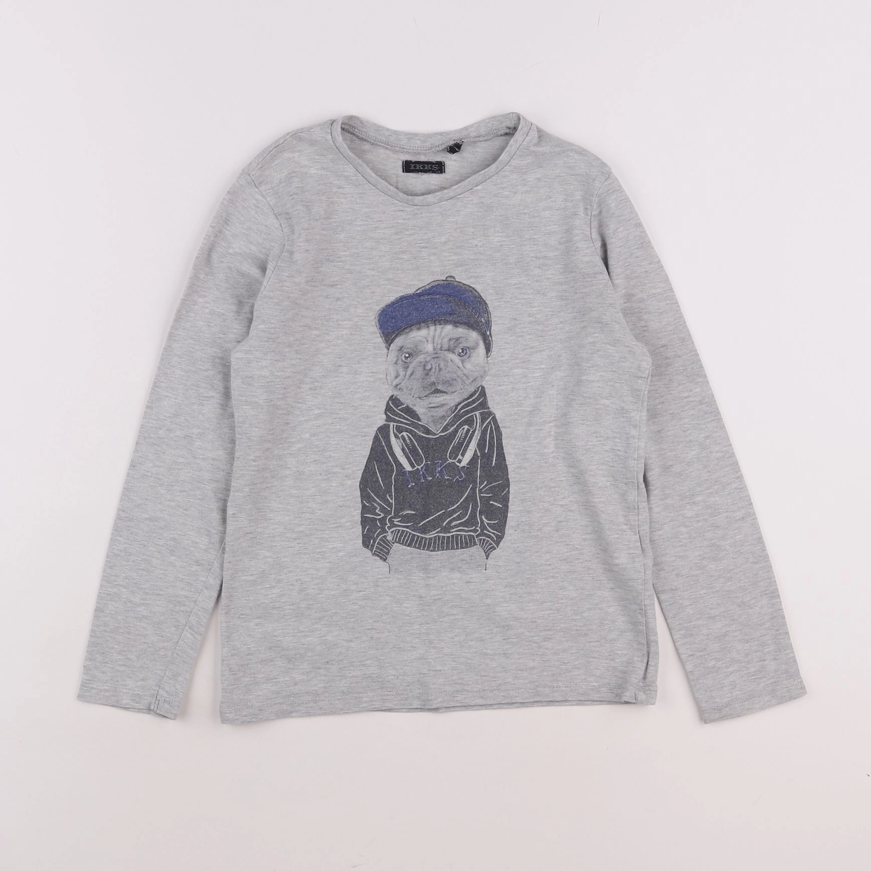 IKKS - tee-shirt gris - 6 ans