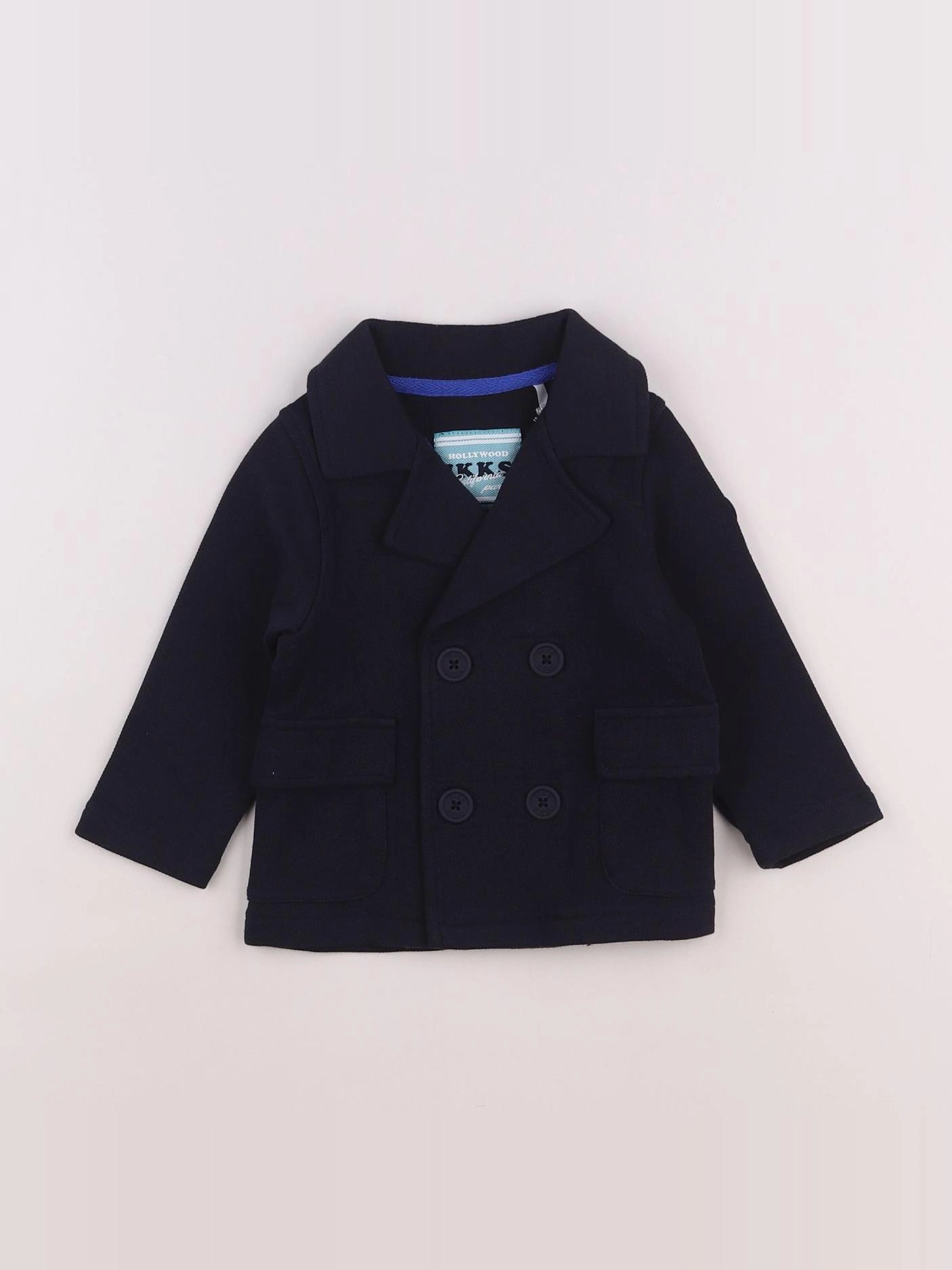 IKKS - veste bleu (état neuf) - 12 mois