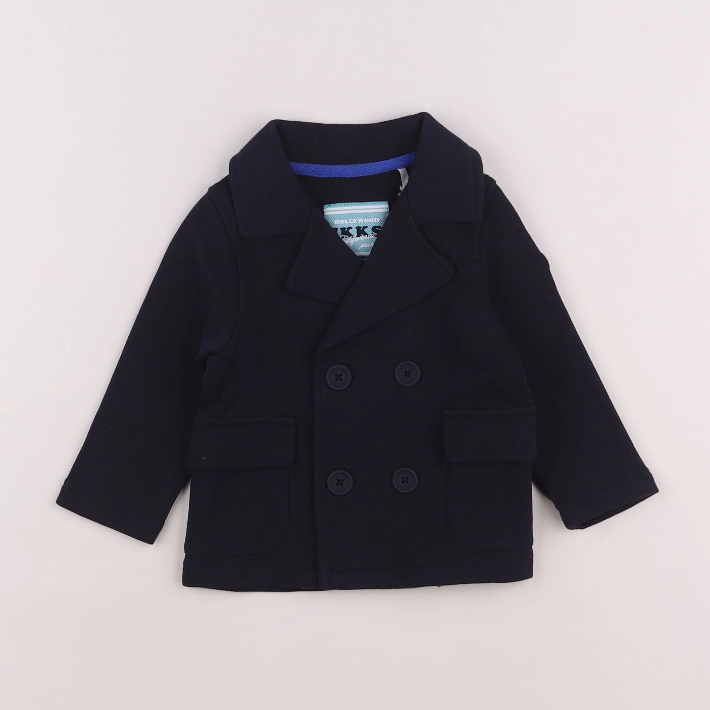 IKKS - veste bleu (état neuf) - 12 mois