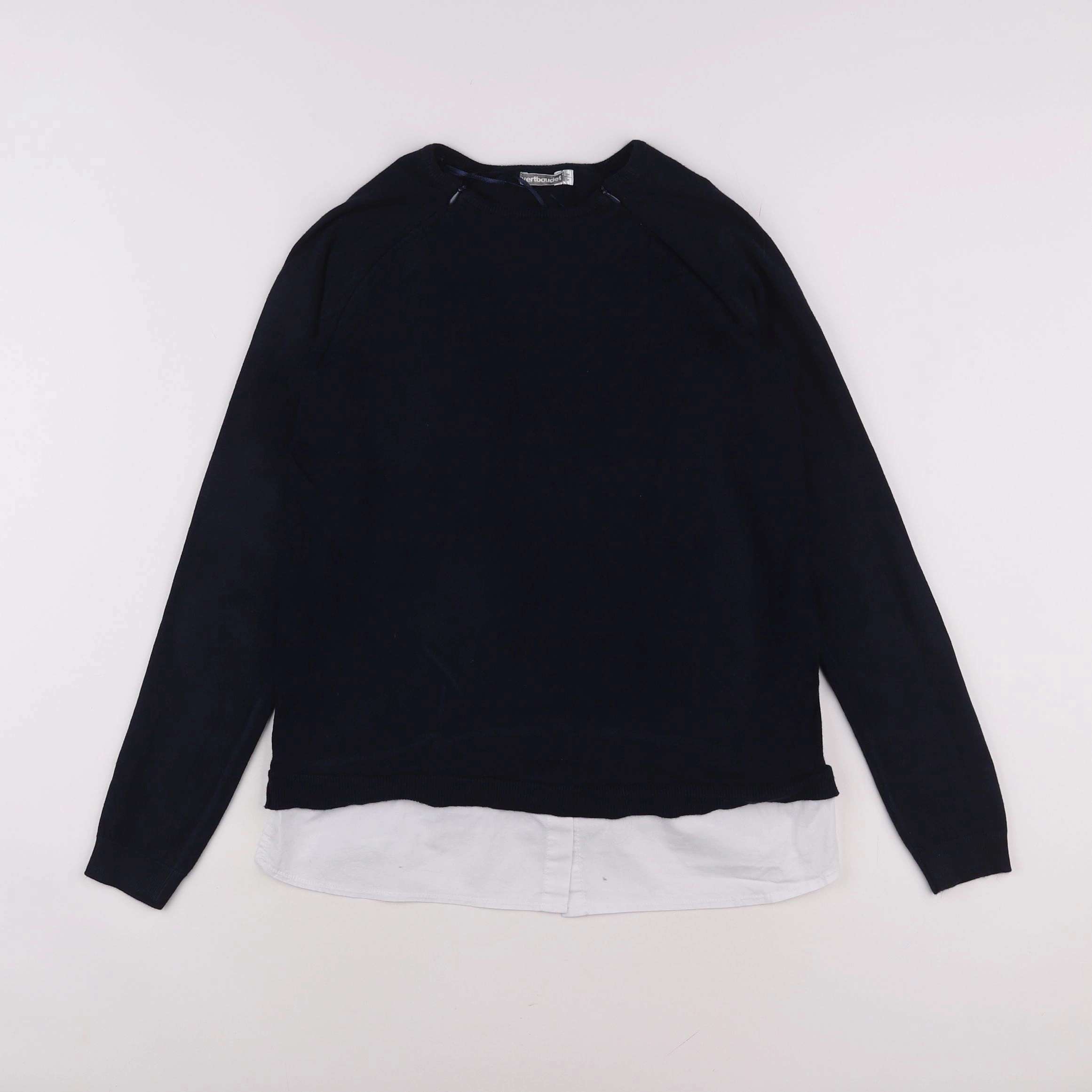 Vertbaudet - pull grossesse bleu, blanc - 34 à 36