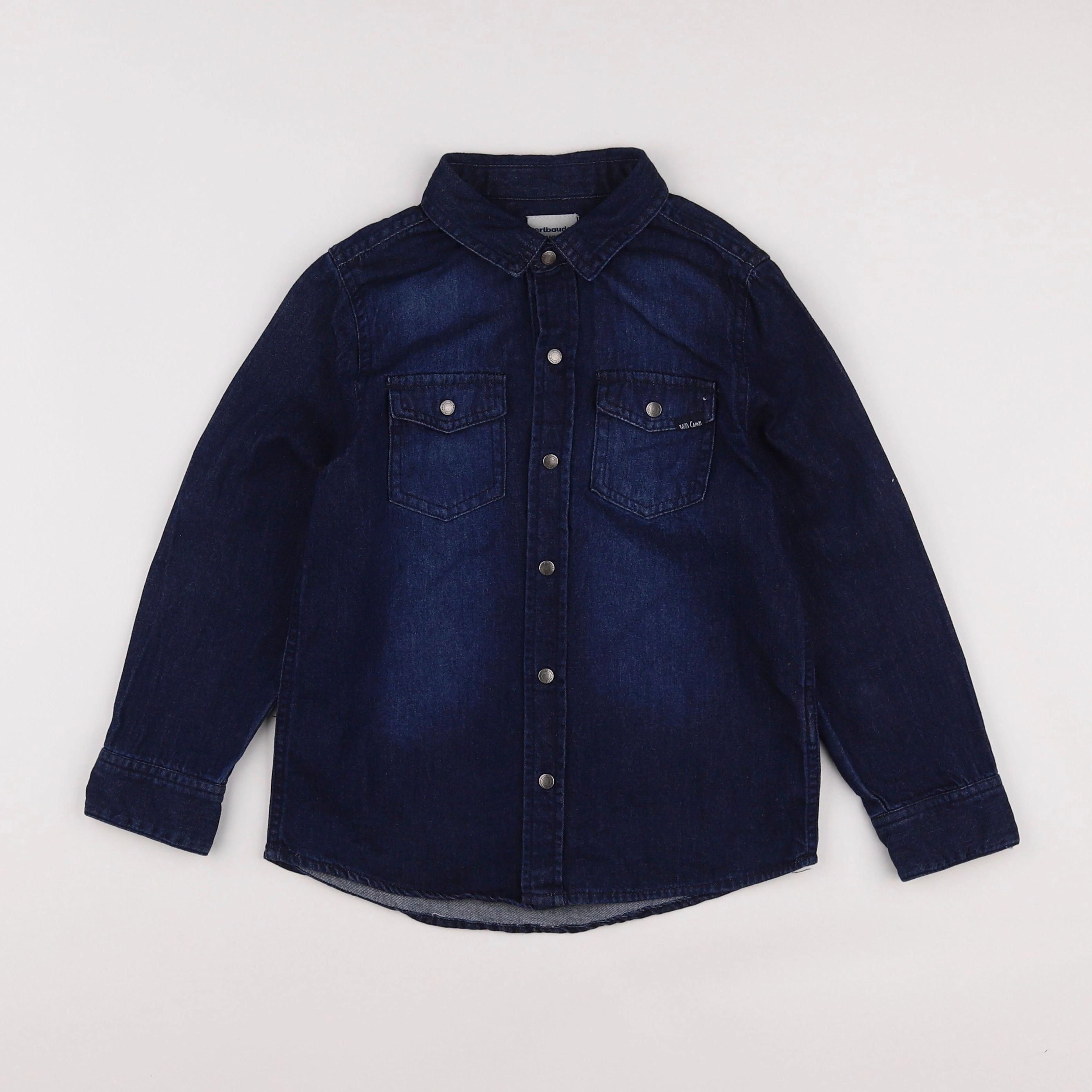 Vertbaudet - chemise bleu - 6 ans