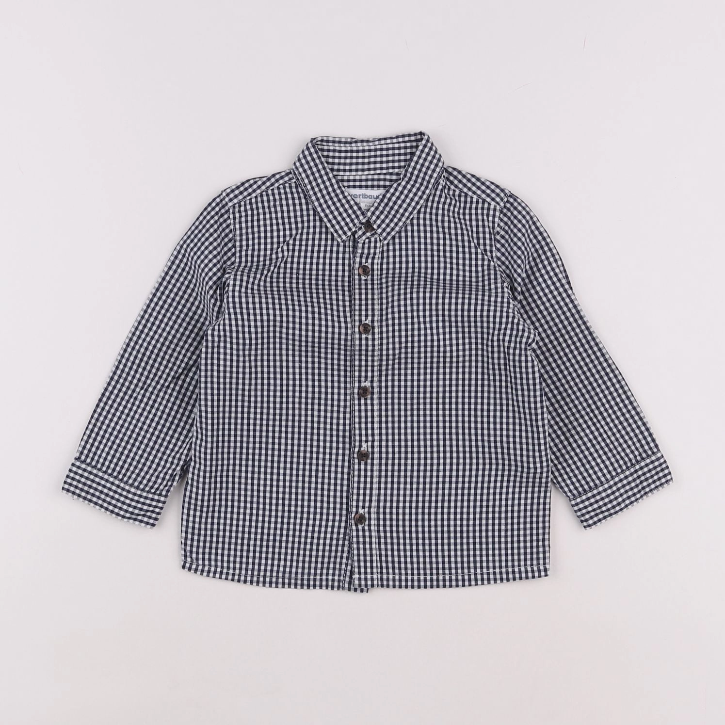 Vertbaudet - chemise bleu - 18 mois