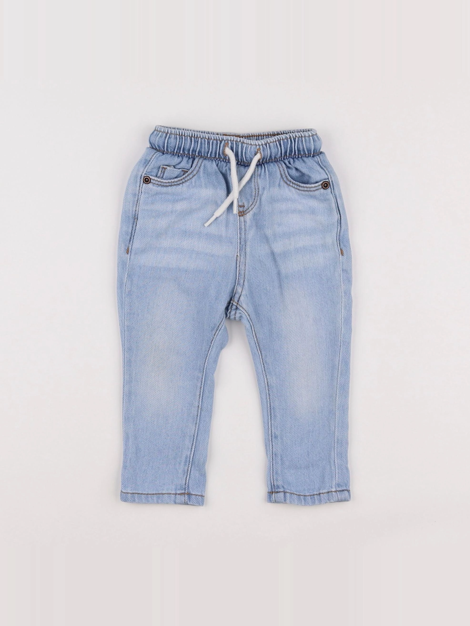 Vertbaudet - jean bleu - 9 mois