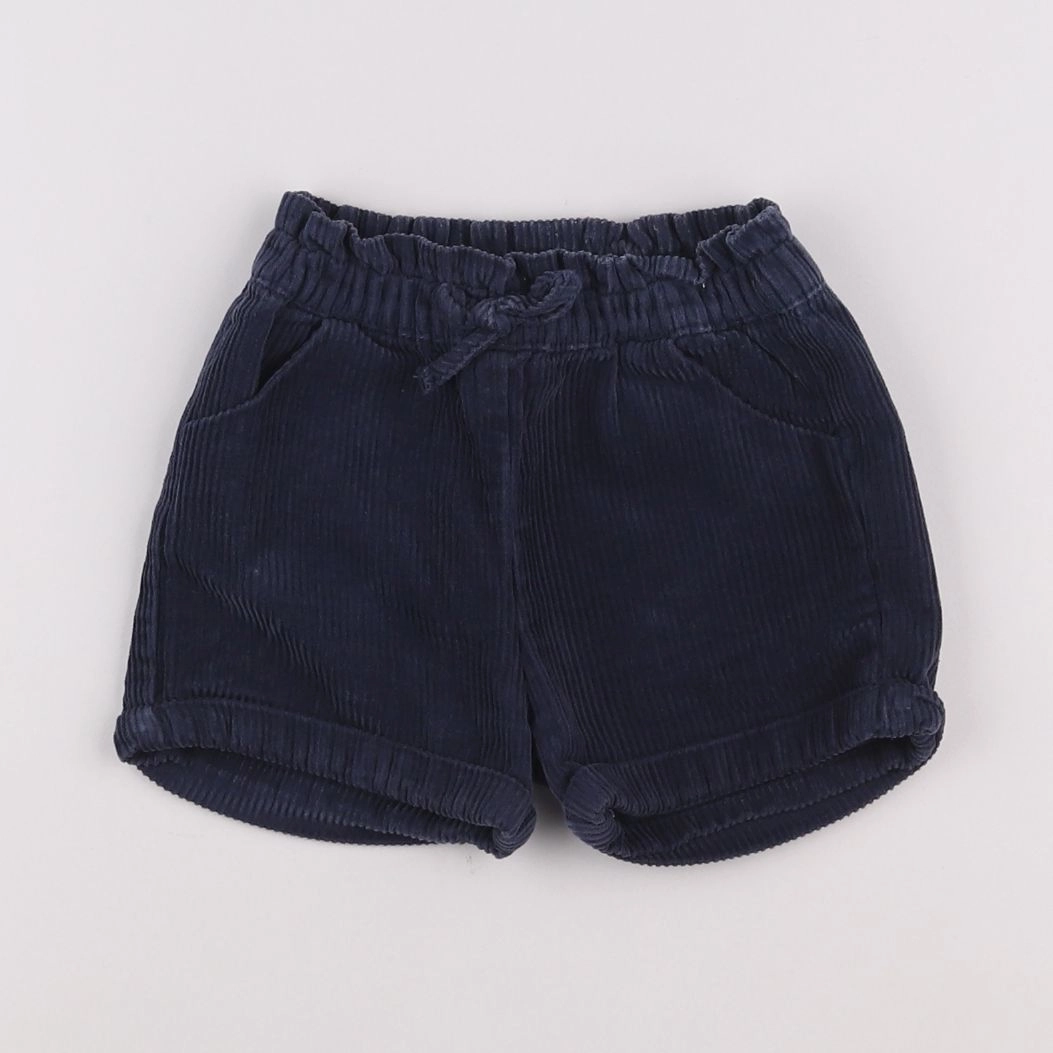 Vertbaudet - short bleu - 18 mois