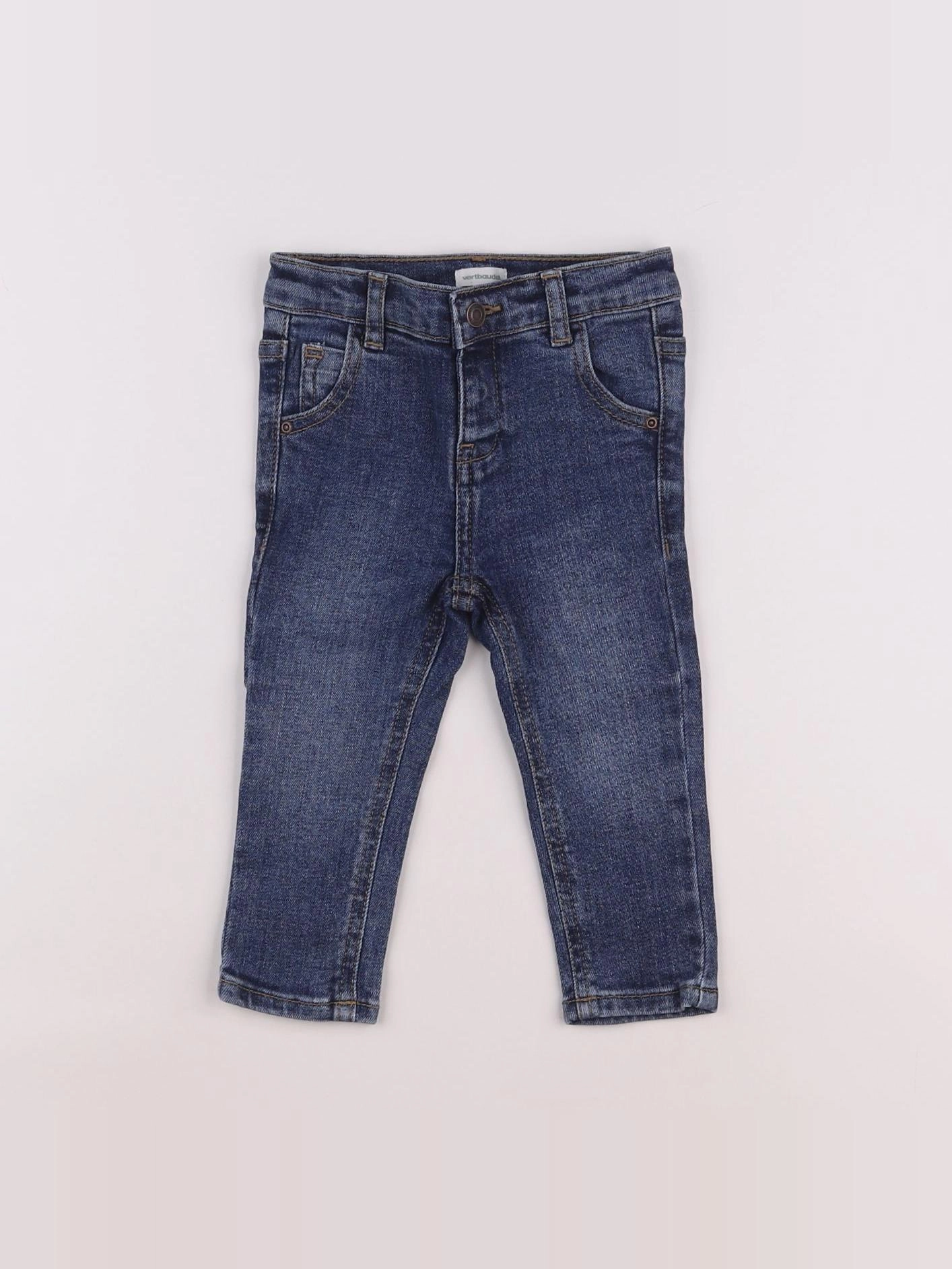 Vertbaudet - jean bleu - 9 mois