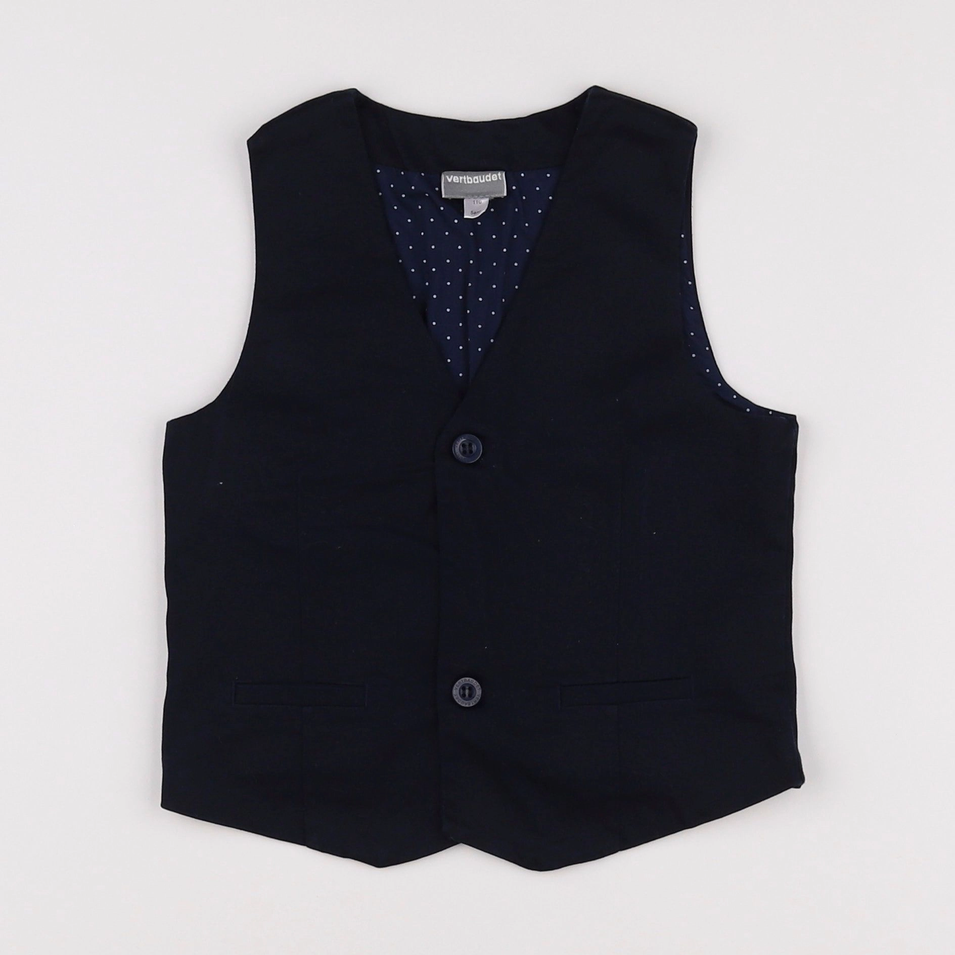 Vertbaudet - gilet bleu - 5 ans