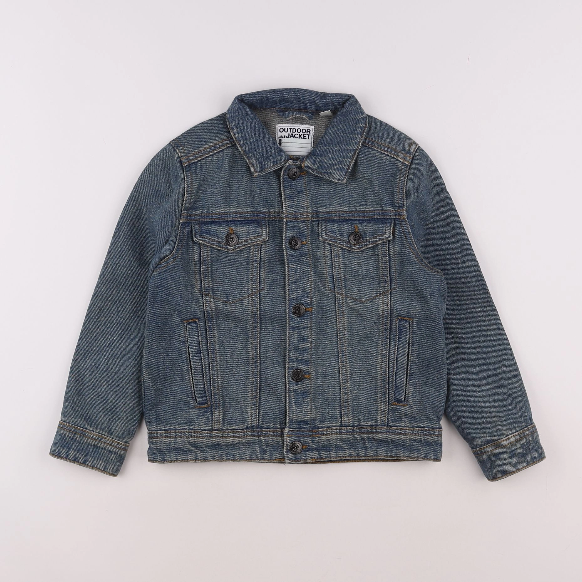 Vertbaudet - veste bleu - 6 ans