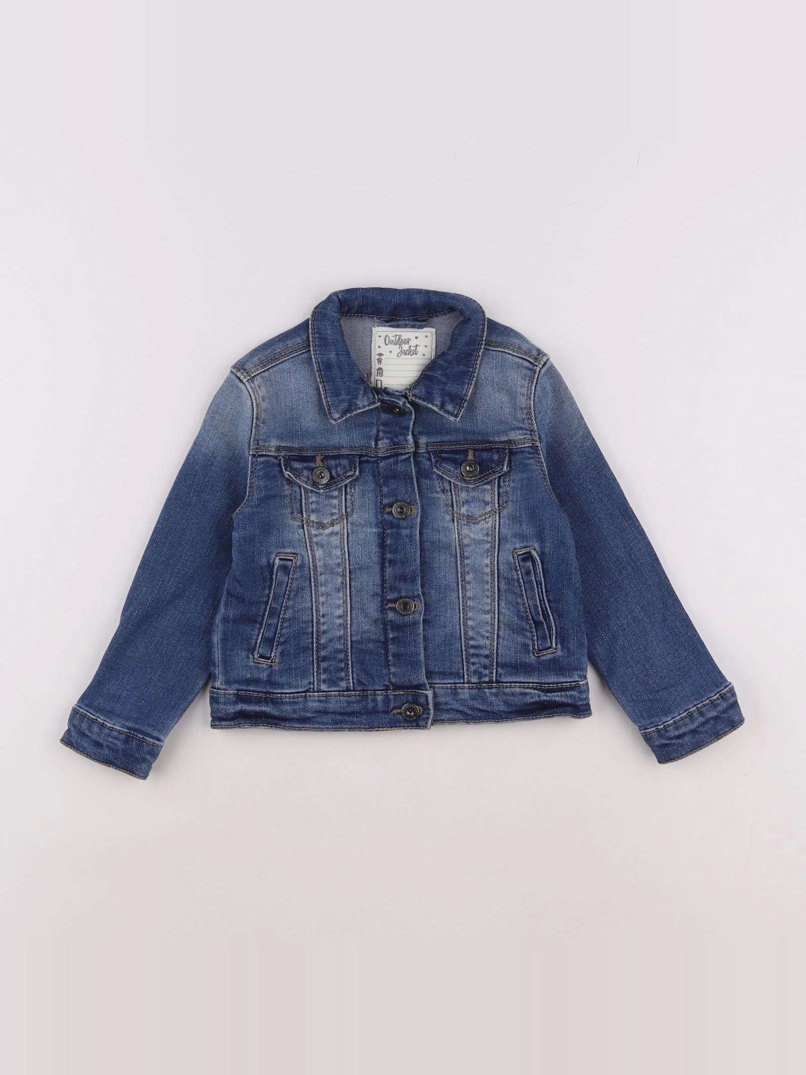 Vertbaudet - veste bleu - 2 ans