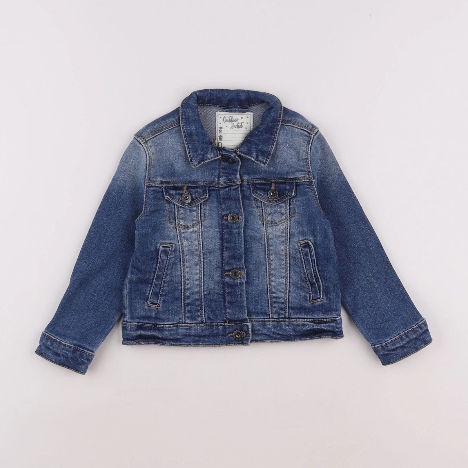 Vertbaudet - veste bleu - 2 ans