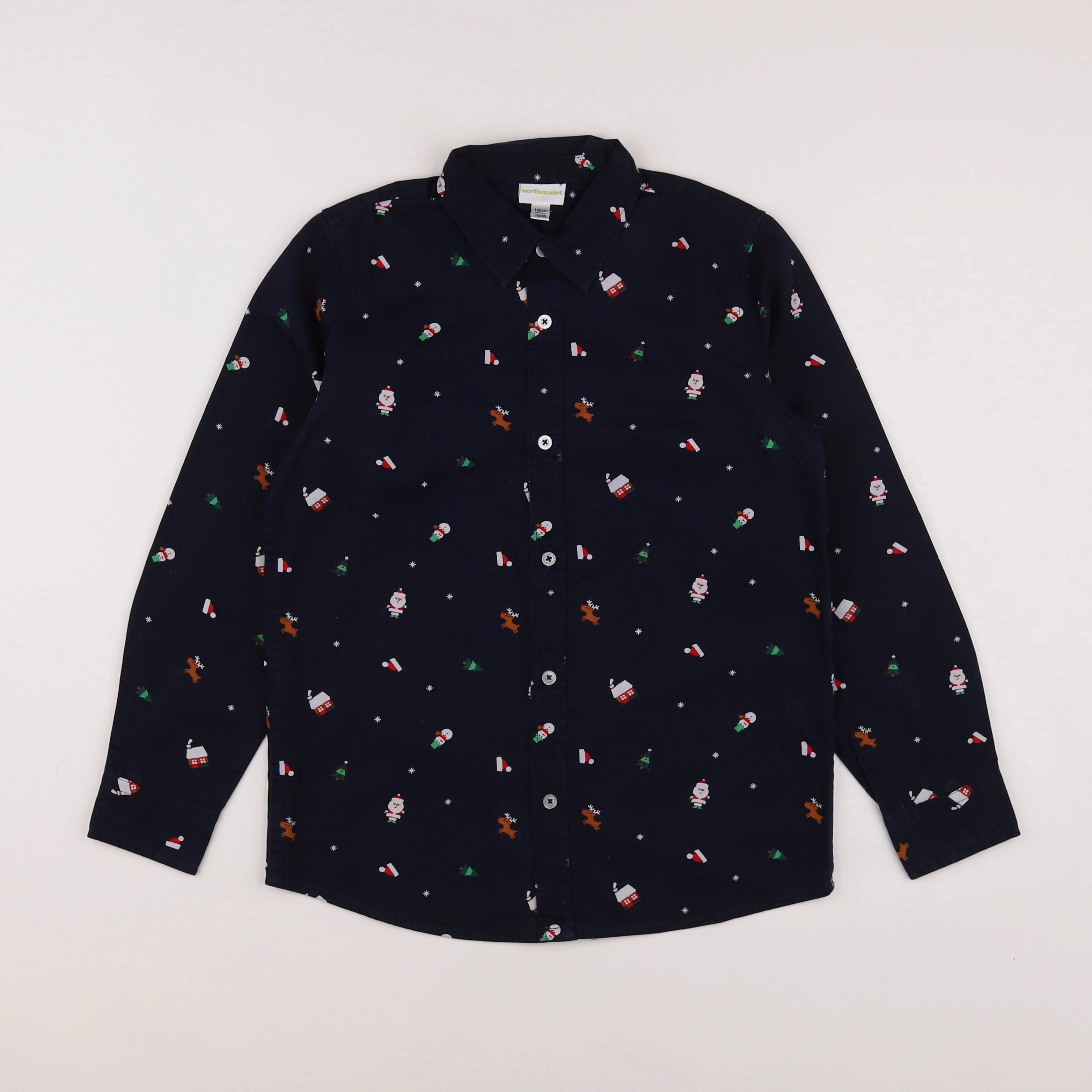 Vertbaudet - chemise bleu - 10 ans