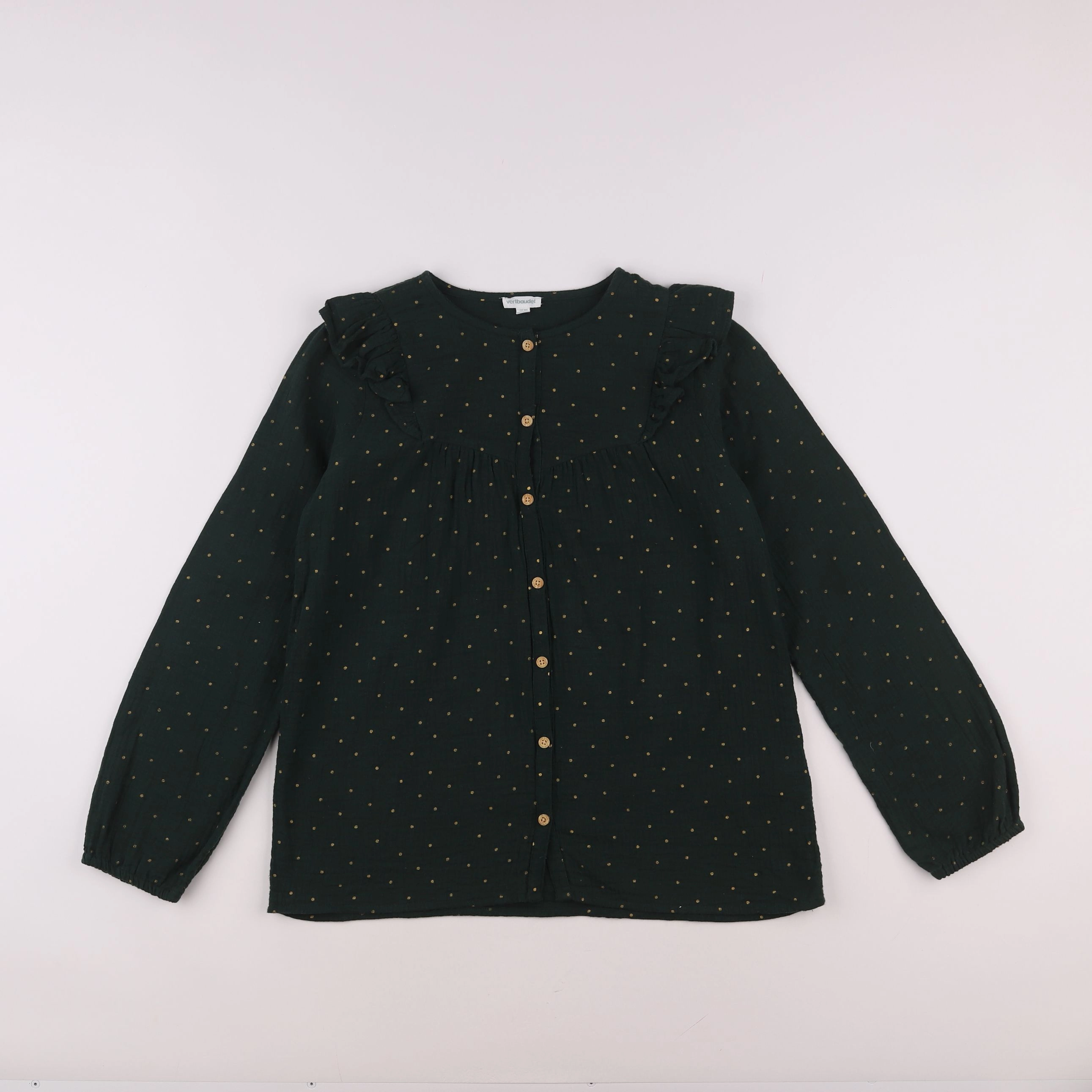 Vertbaudet - blouse vert - 12 ans