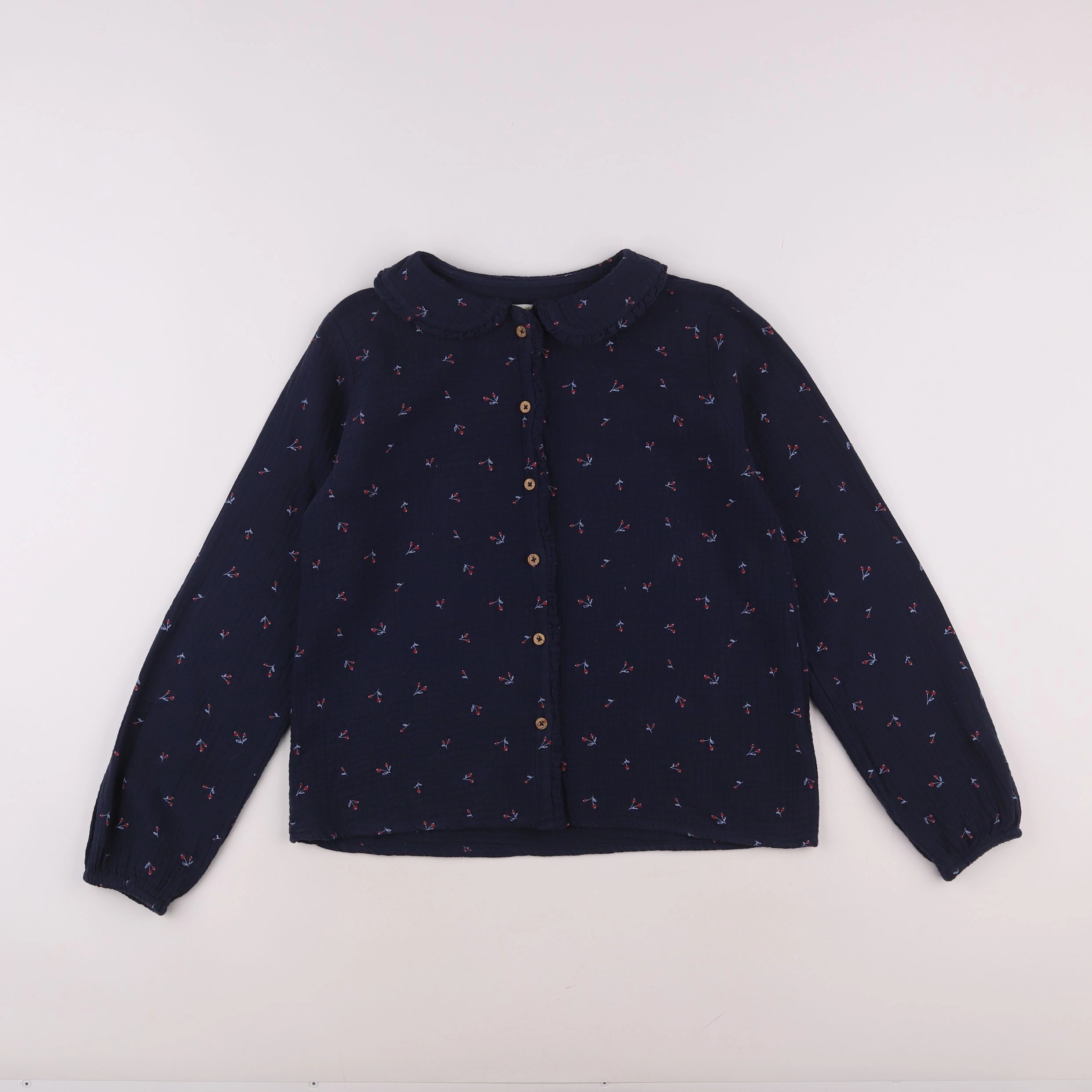 Vertbaudet - blouse bleu - 12 ans