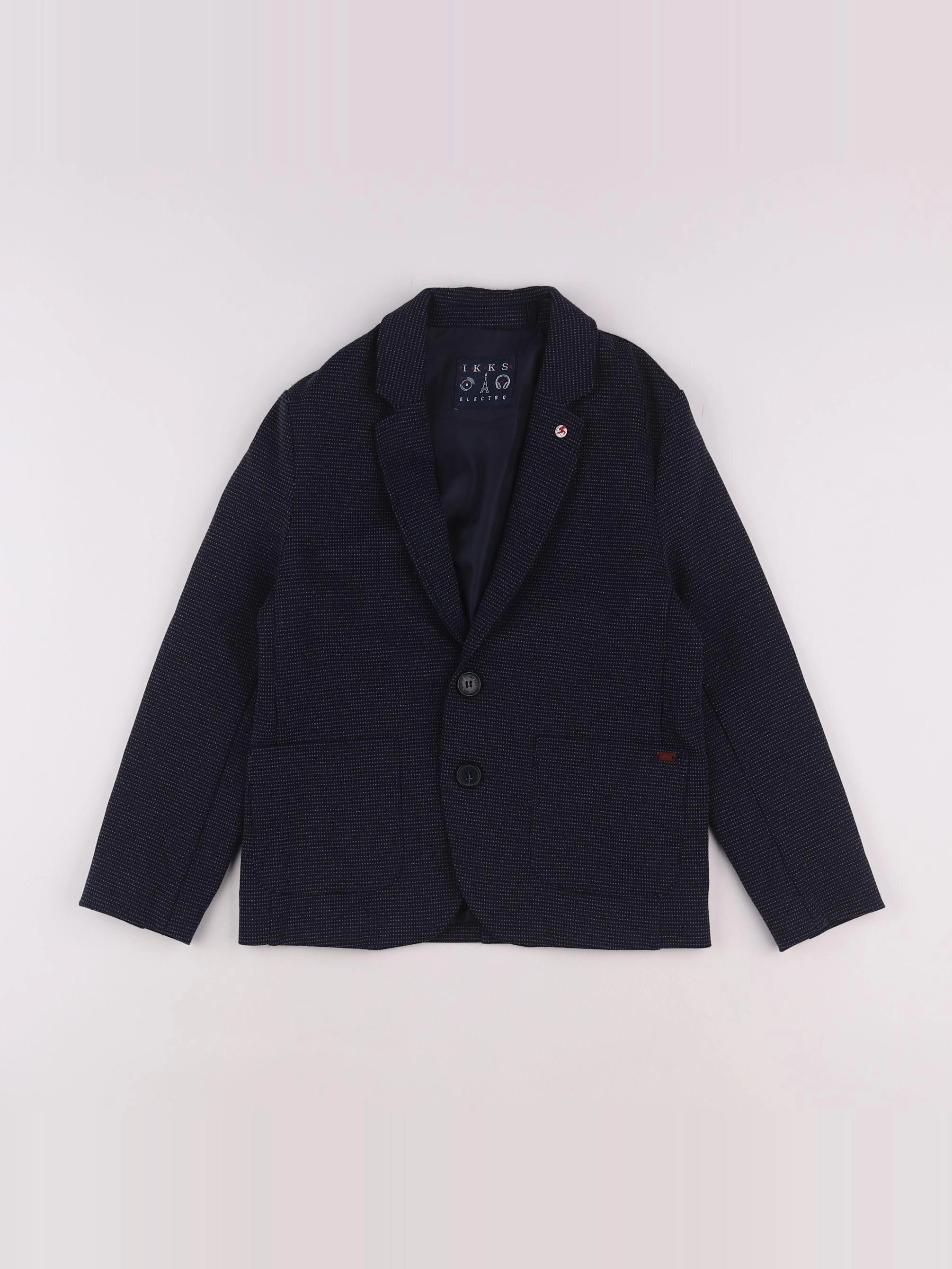 IKKS - veste bleu - 8 ans