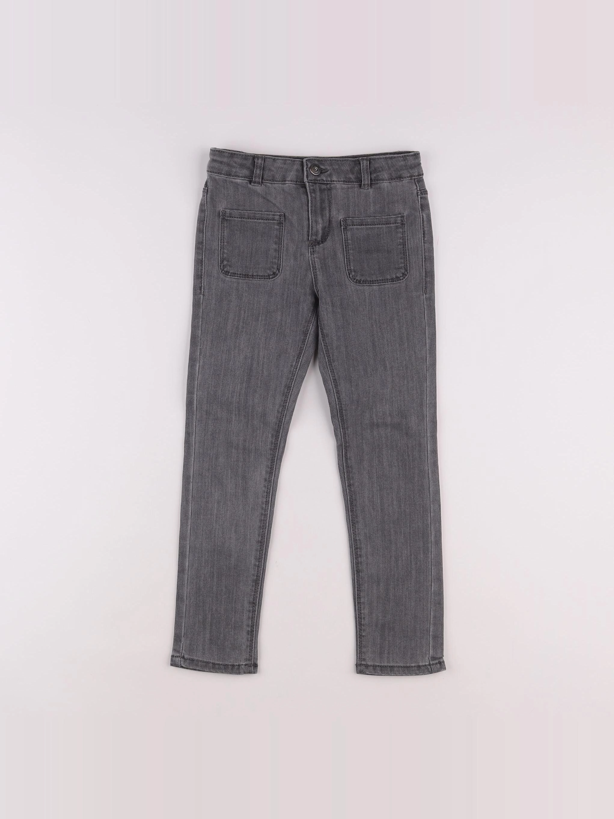 Vertbaudet - jean gris - 6 ans