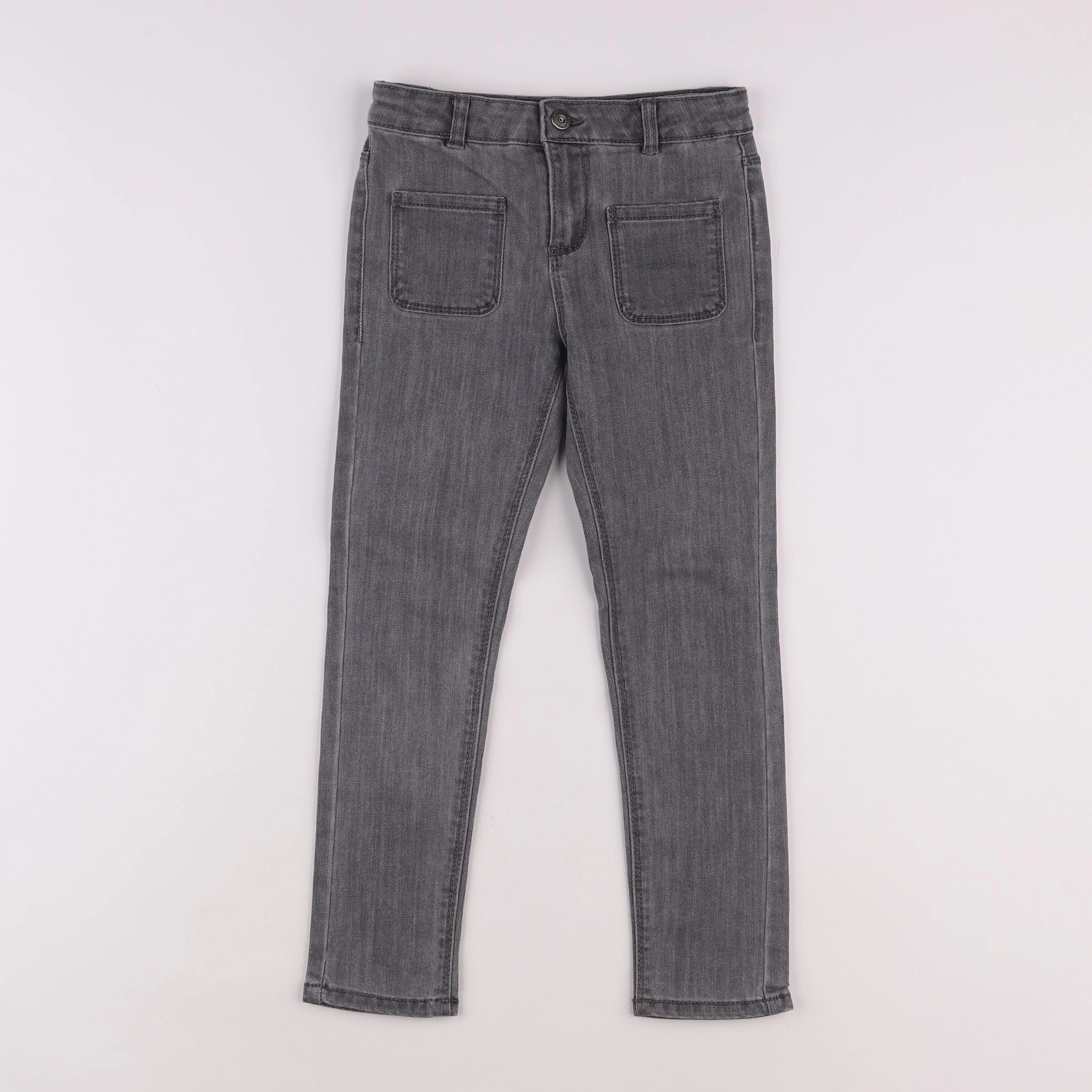 Vertbaudet - jean gris - 6 ans