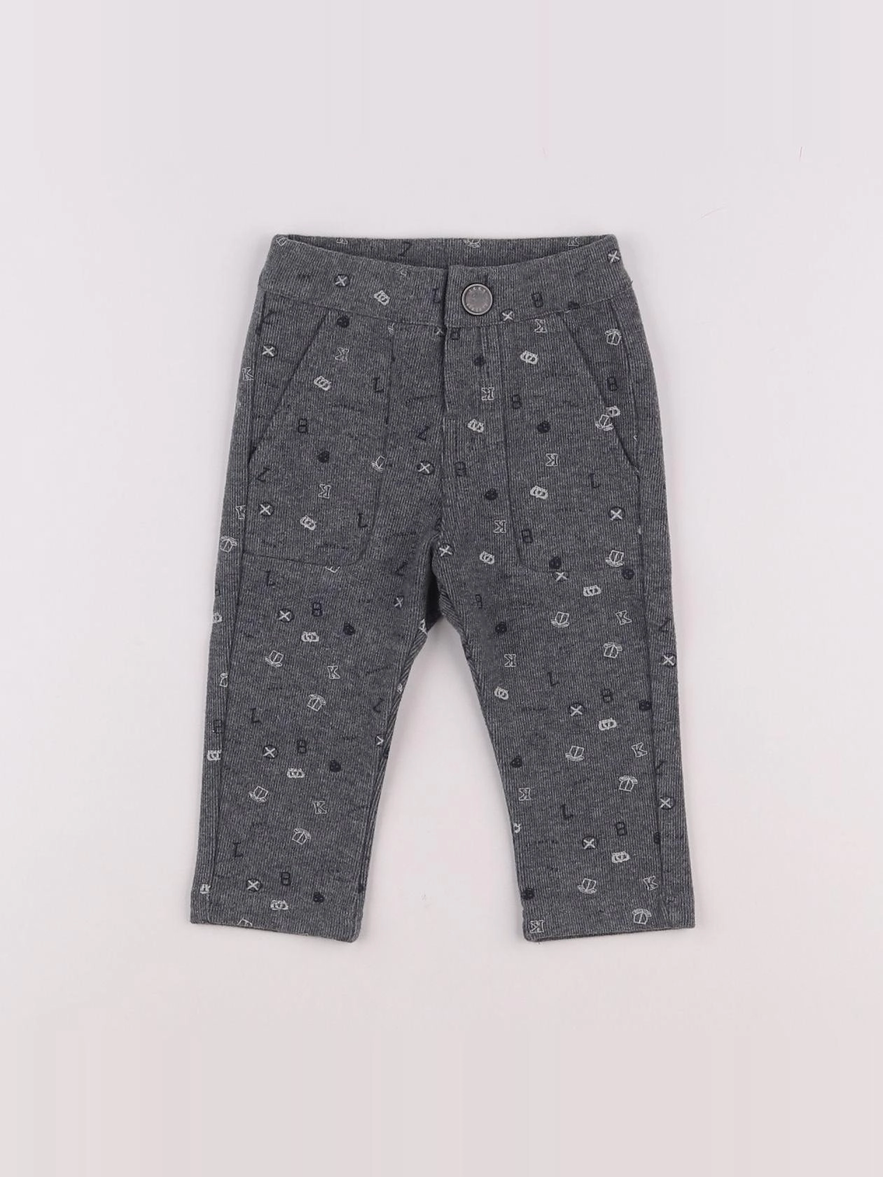 IKKS - pantalon gris - 6 mois