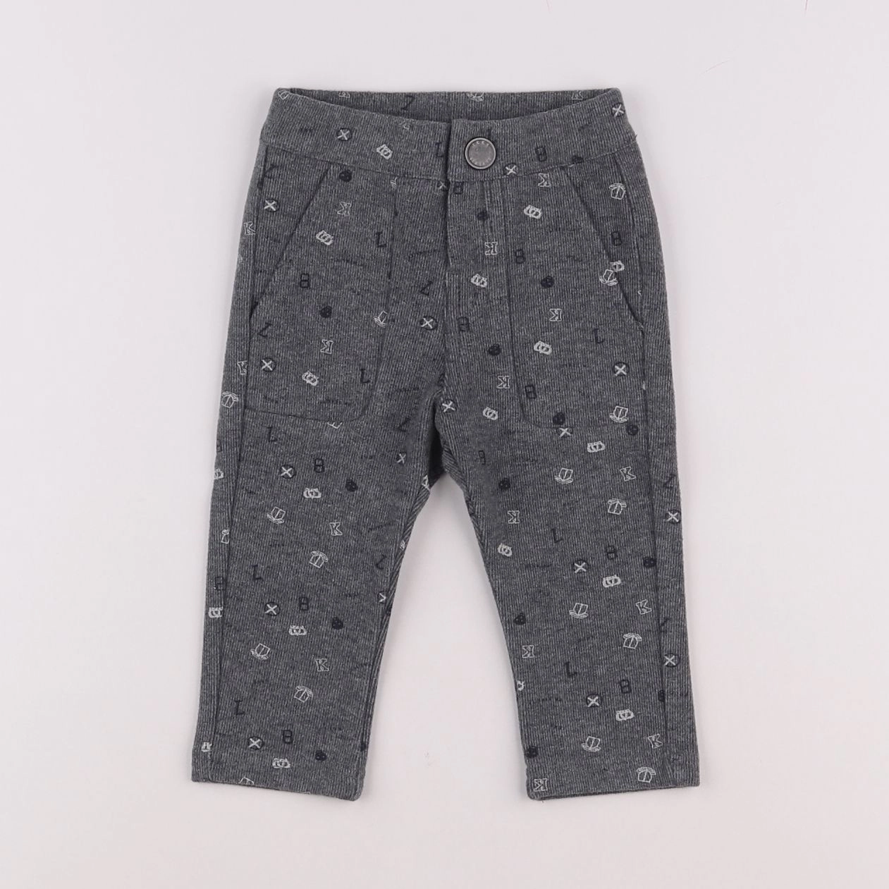 IKKS - pantalon gris - 6 mois