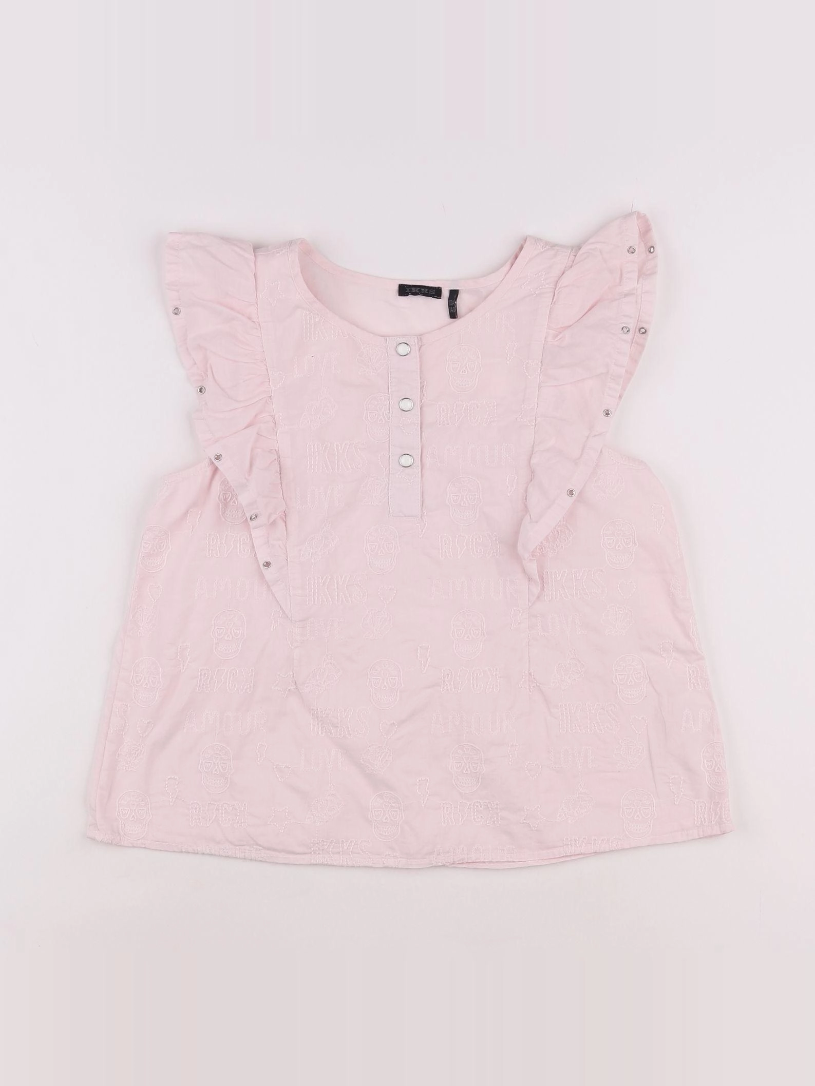 IKKS - blouse rose - 10 ans