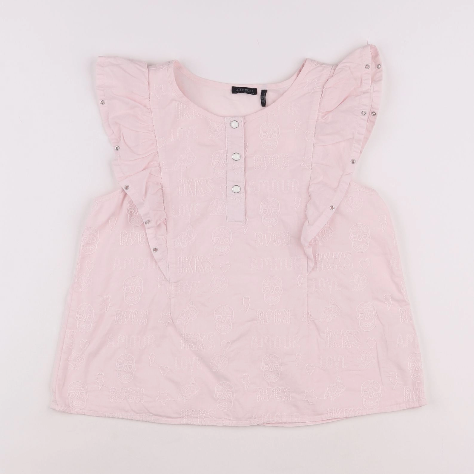 IKKS - blouse rose - 10 ans