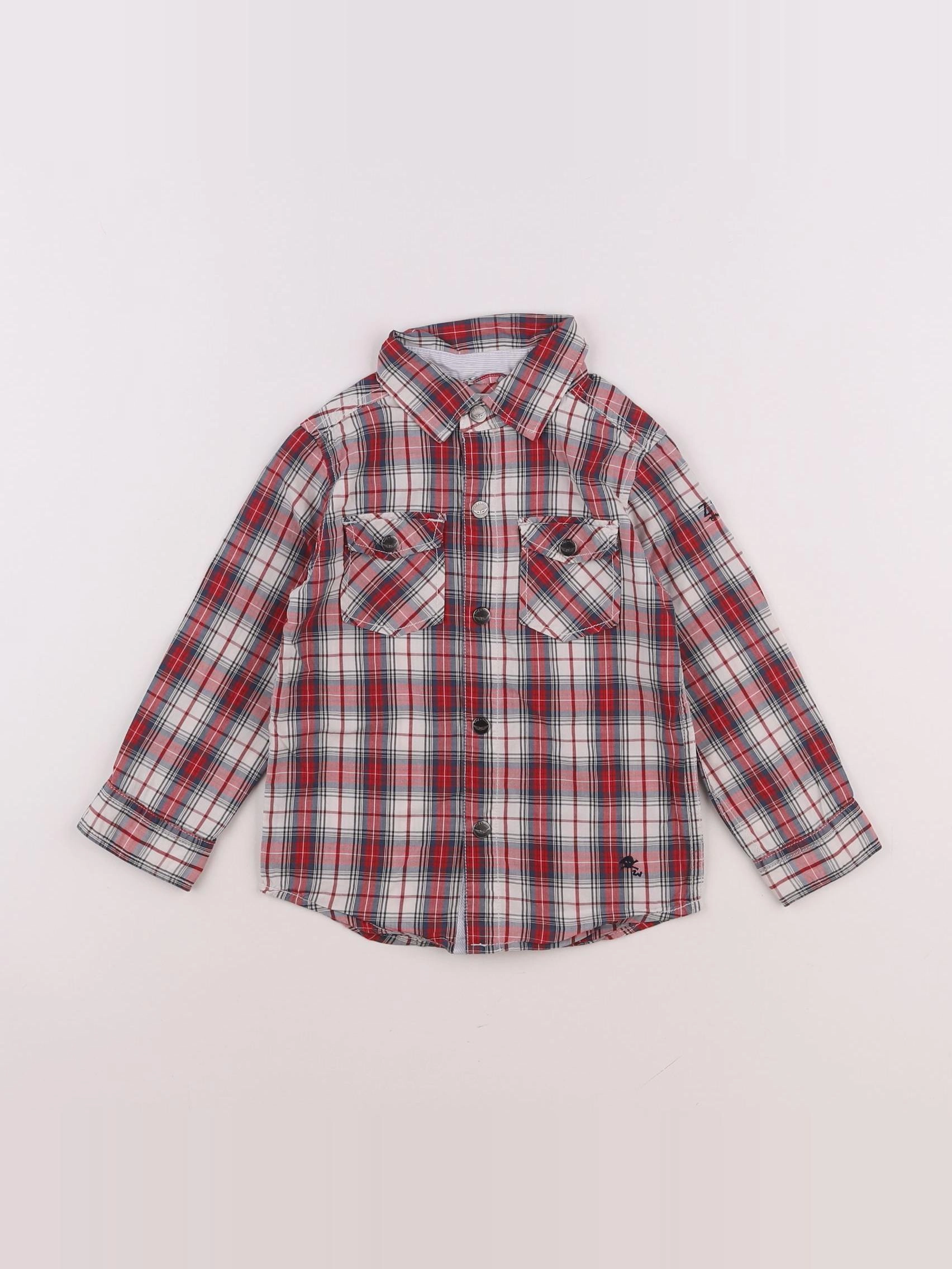 Zadig & Voltaire - chemise rouge - 3 ans