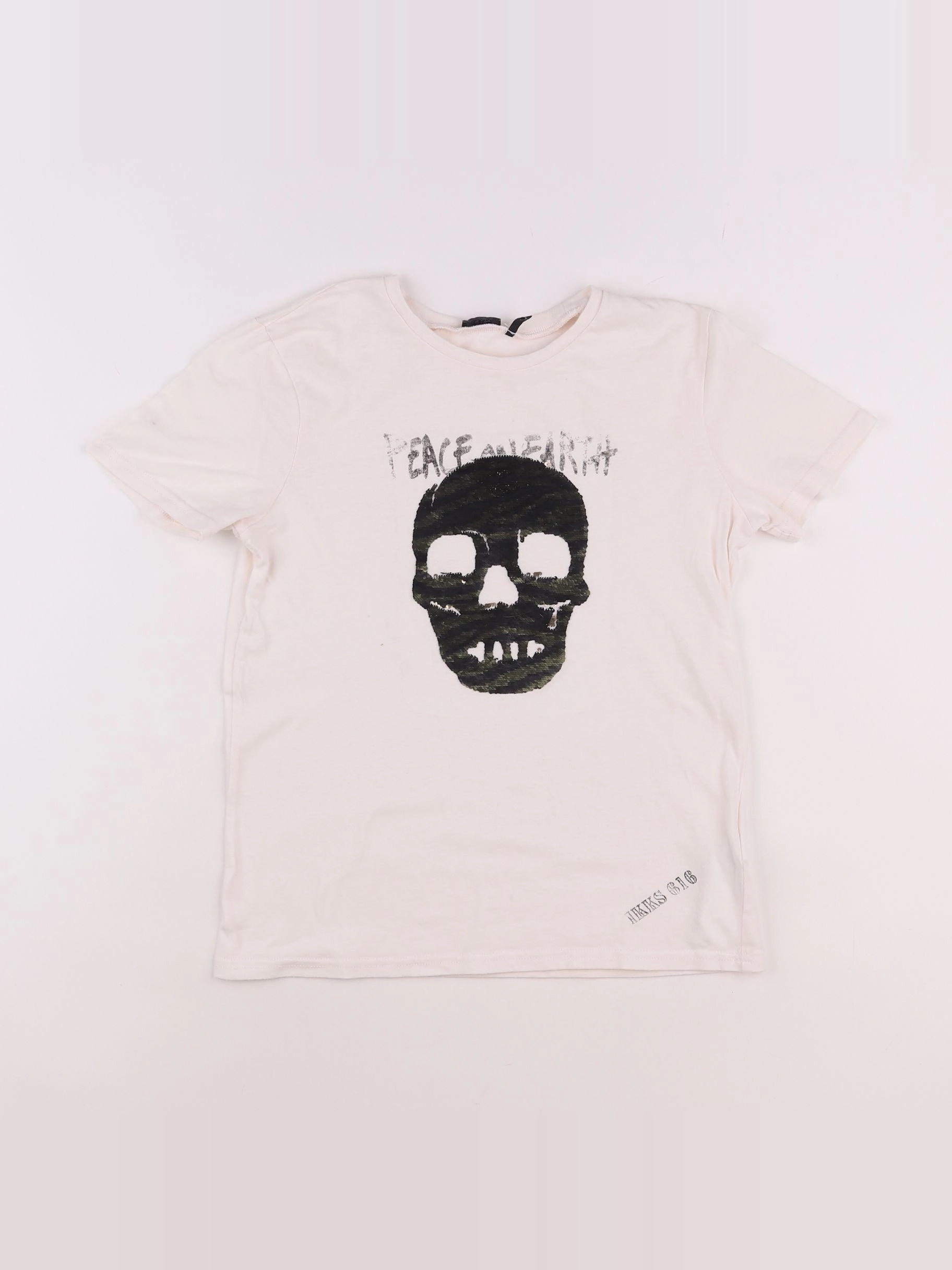 IKKS - tee-shirt blanc - 10 ans