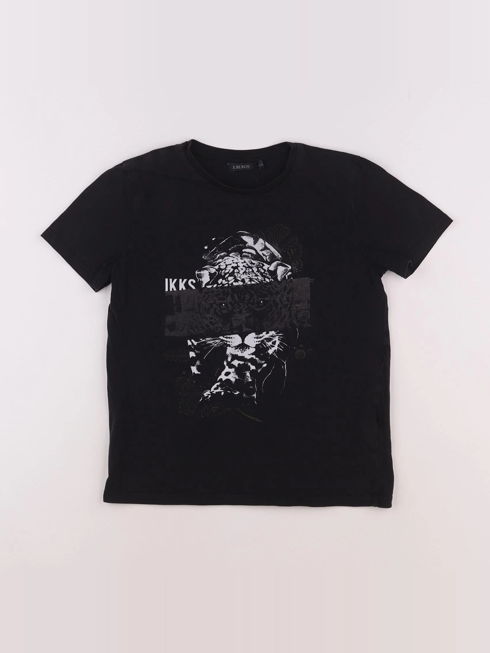 IKKS - tee-shirt noir - 10 ans