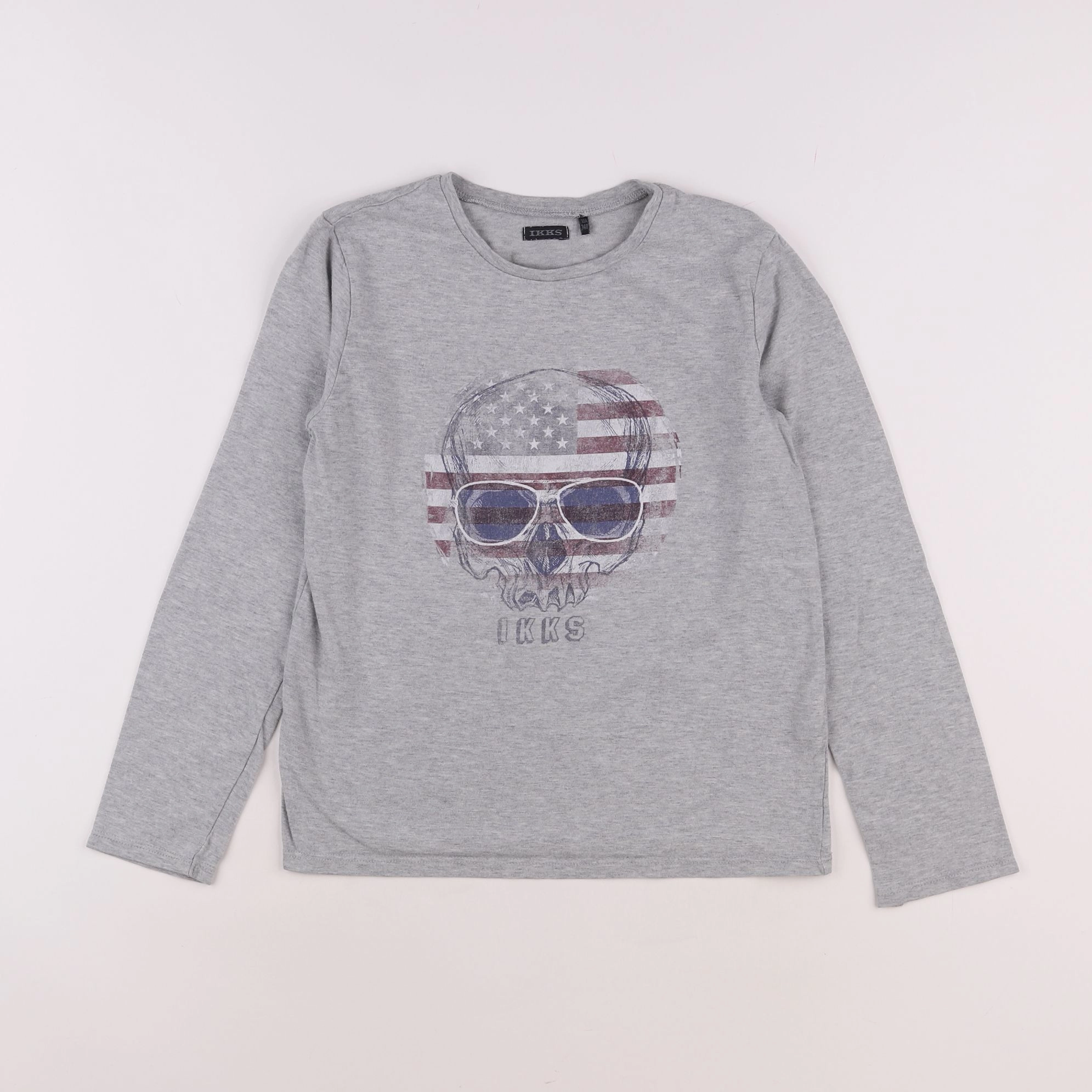 IKKS - tee-shirt gris - 10 ans