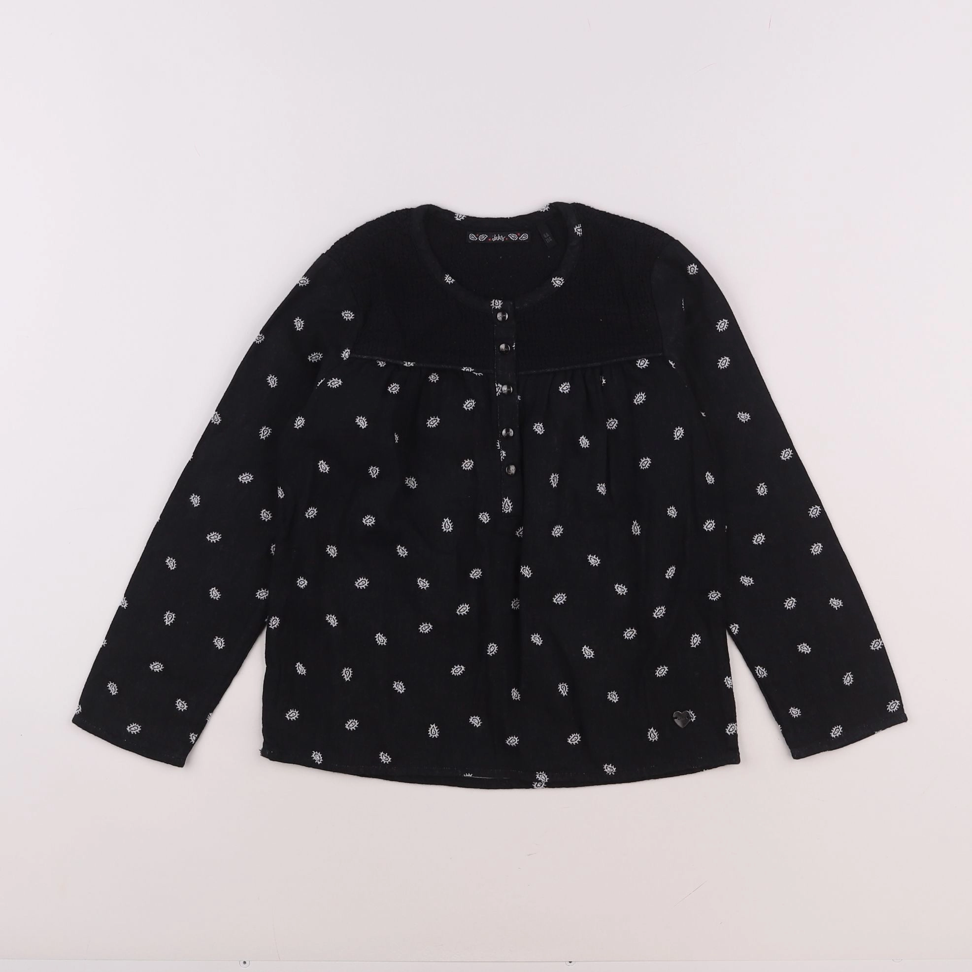 IKKS - blouse noir - 6 ans