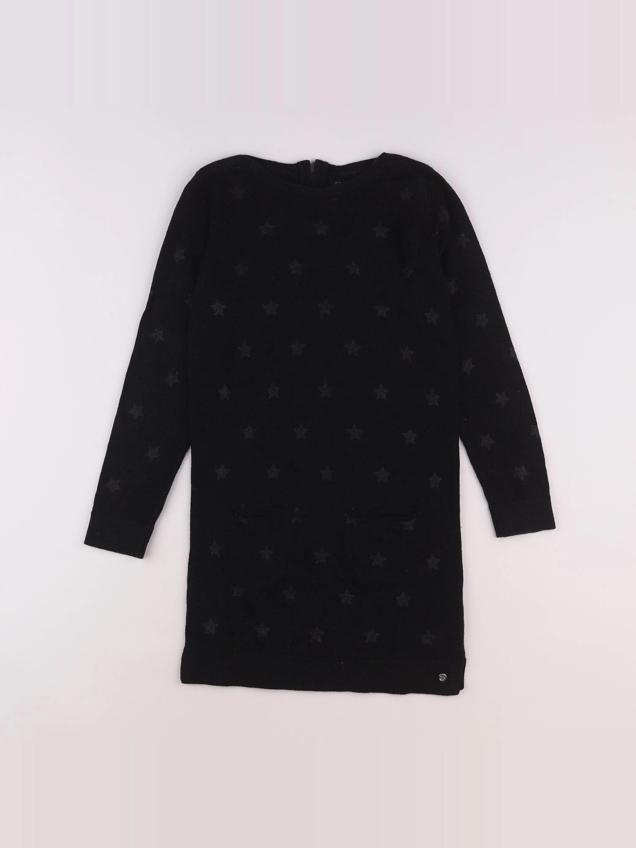 IKKS - robe noir - 8 ans