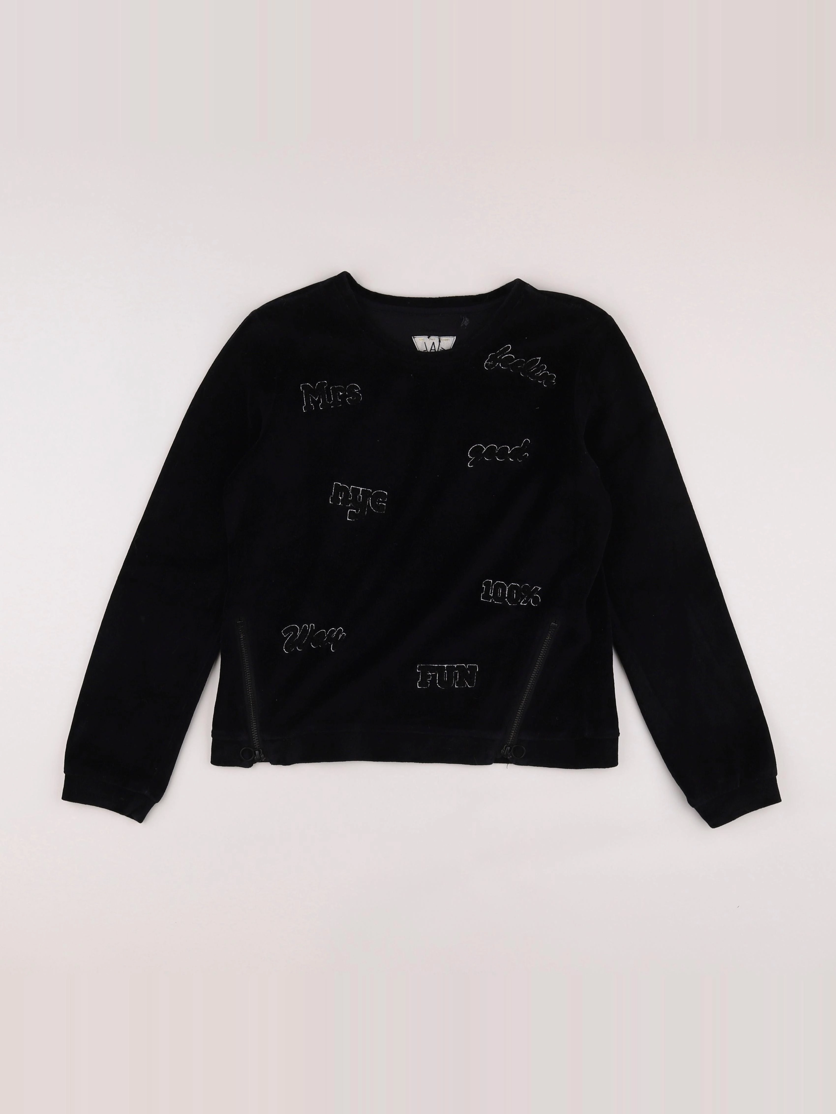IKKS - sweat noir - 12 ans