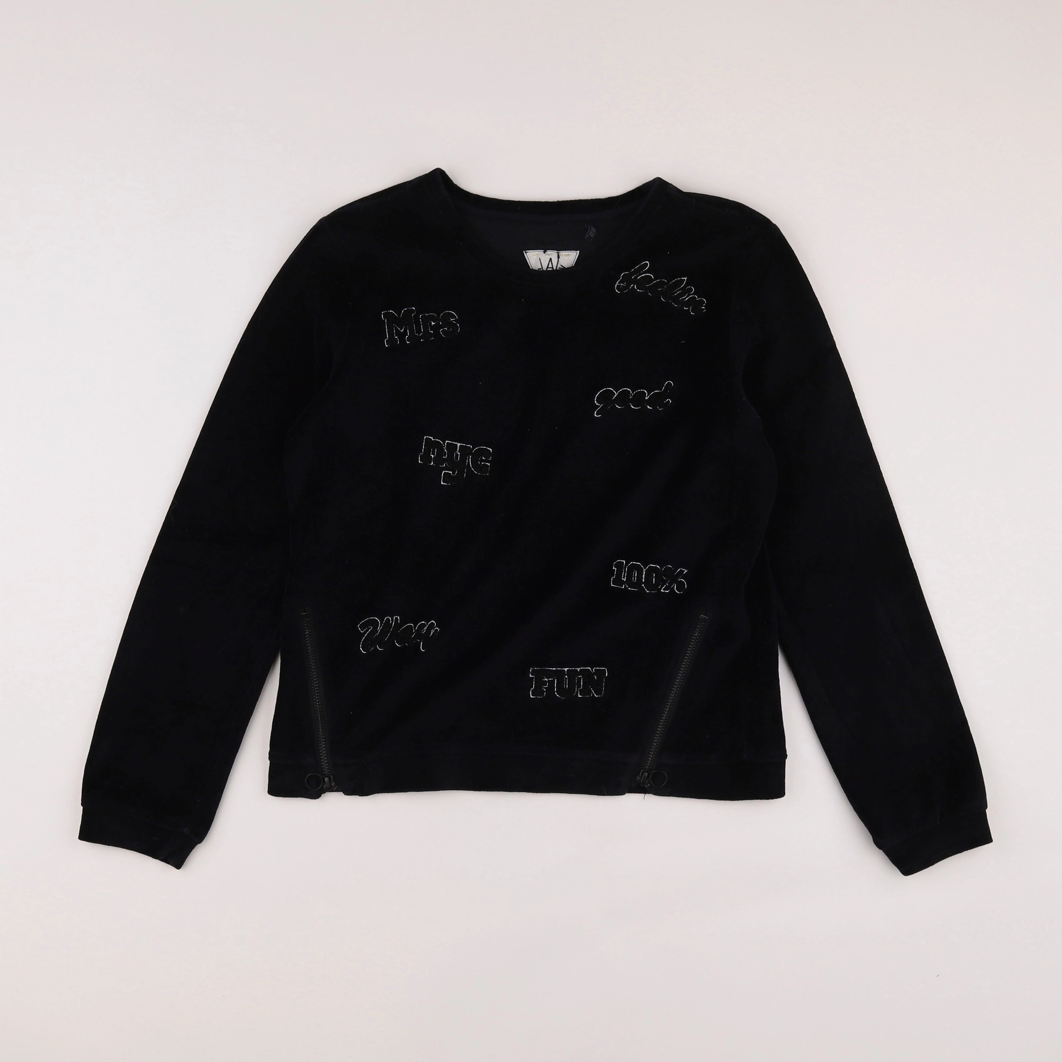 IKKS - sweat noir - 12 ans