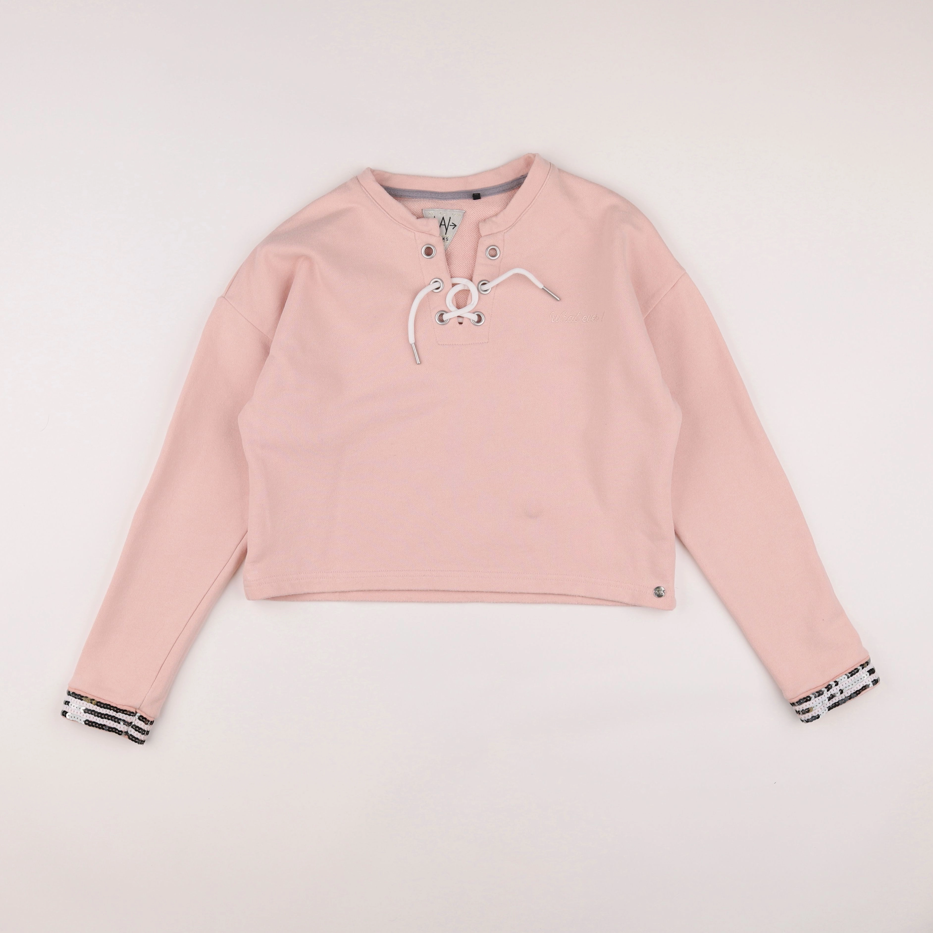 IKKS - sweat rose - 10 ans