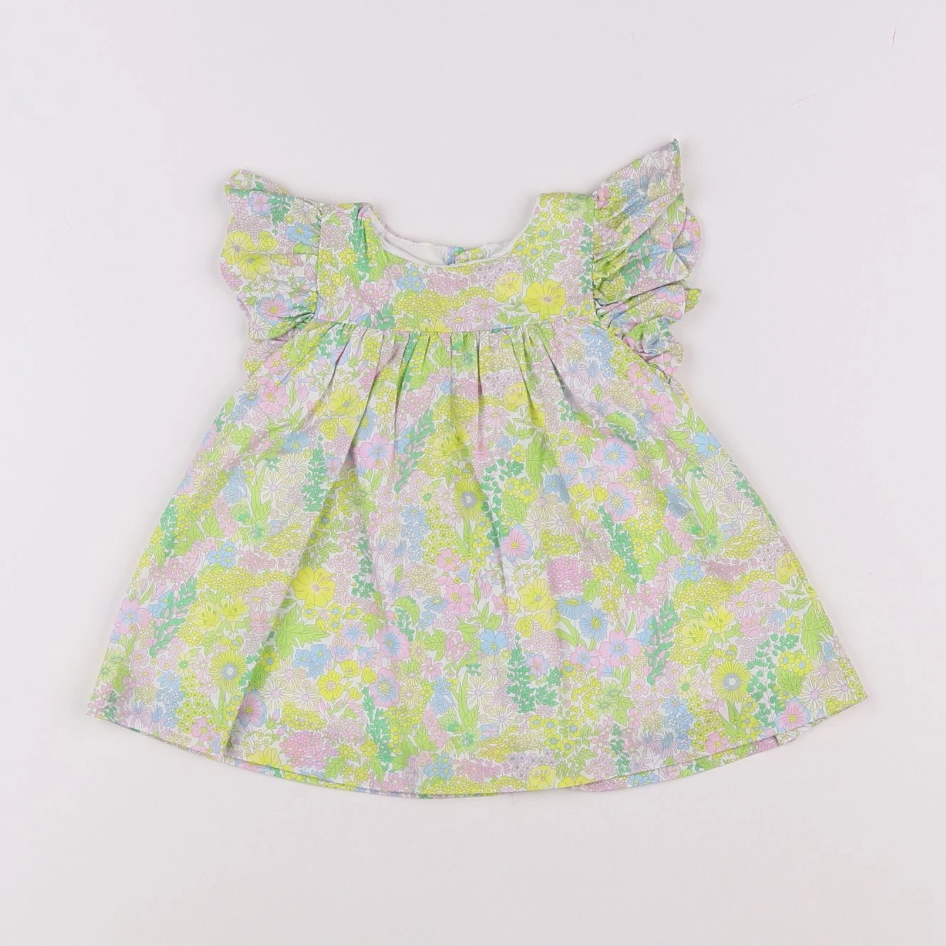 Jacadi - robe liberty multicolore - 3 mois