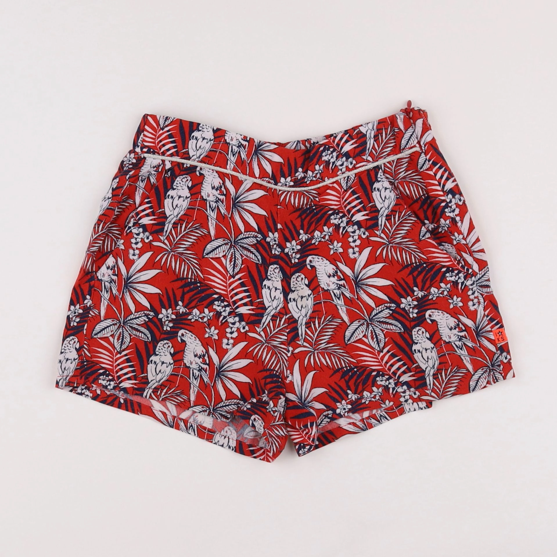 IKKS - short rouge - 6 ans