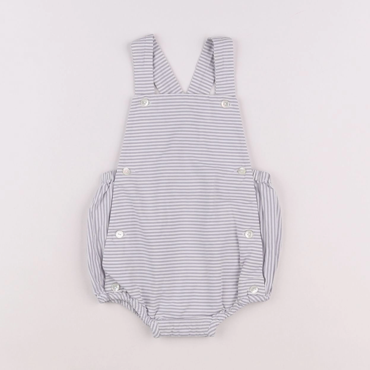 Jacadi - salopette gris - 6 mois