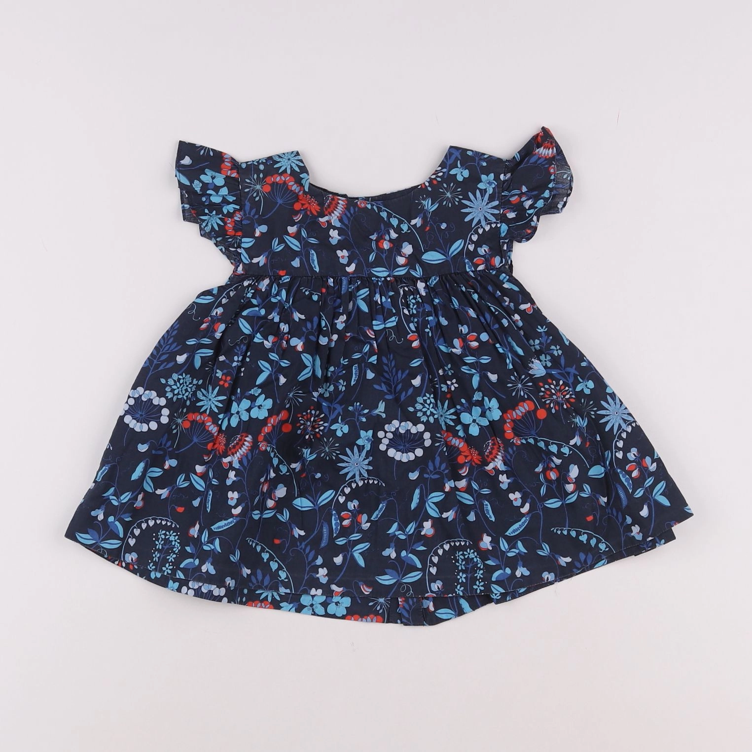 Jacadi - robe bleu - 6 mois