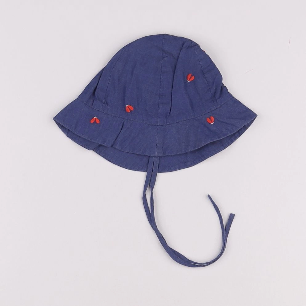 Jacadi - chapeau bleu - 6 mois