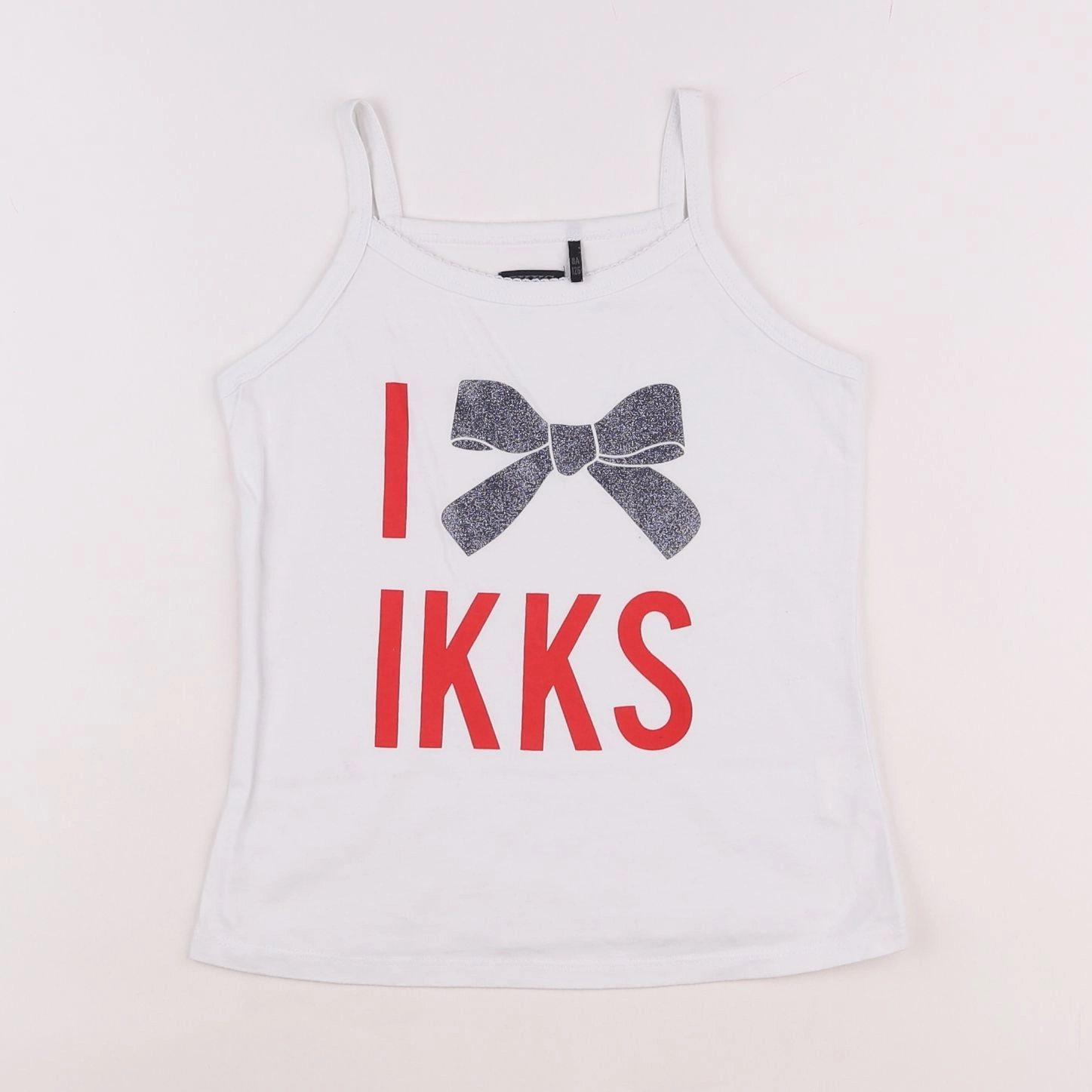 IKKS - débardeur blanc - 8 ans