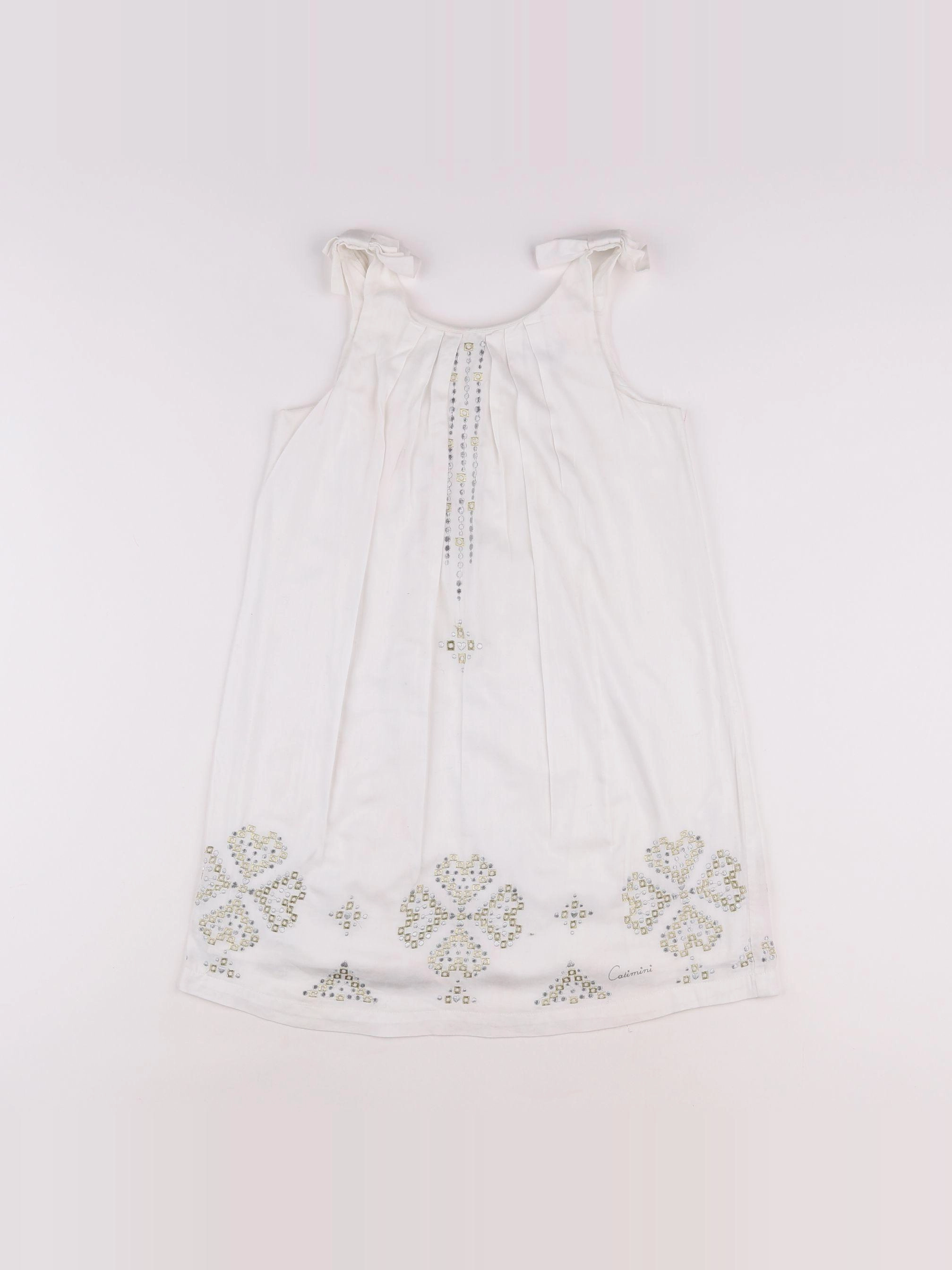 Catimini - robe blanc - 8 ans
