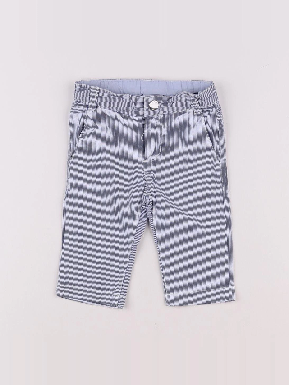 Jacadi - pantalon blanc, bleu - 6 mois