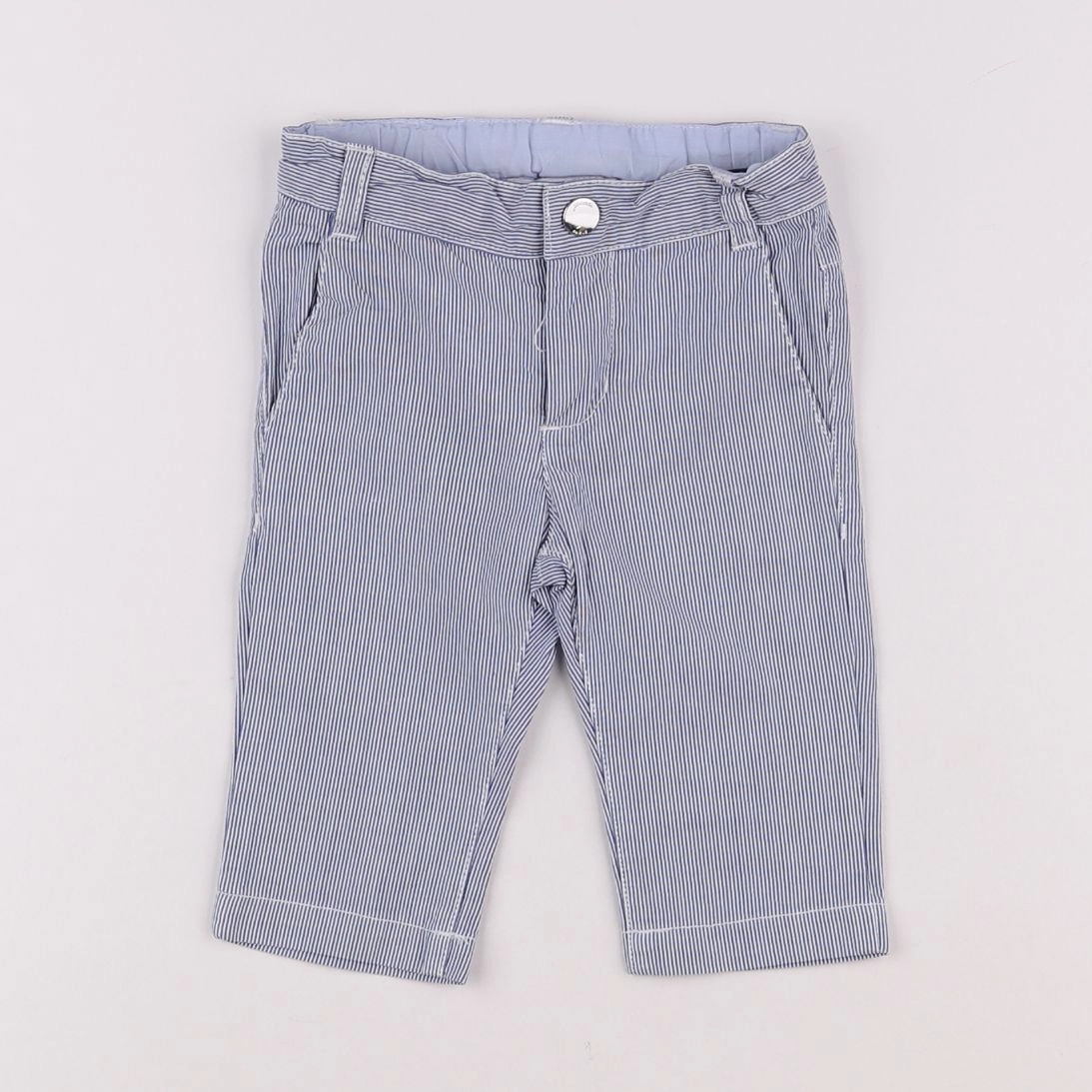 Jacadi - pantalon blanc, bleu - 6 mois