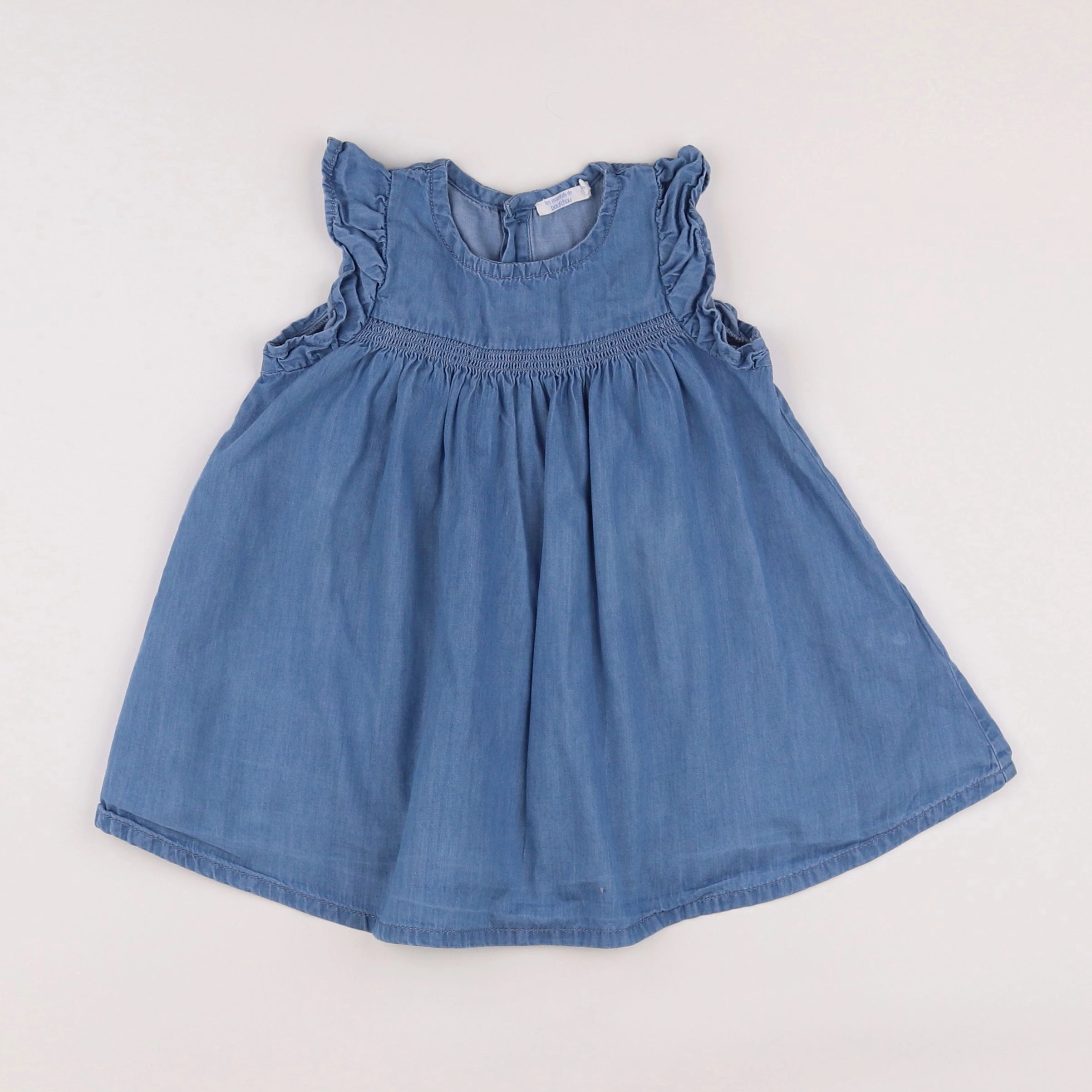 Boutchou - robe bleu - 12 mois