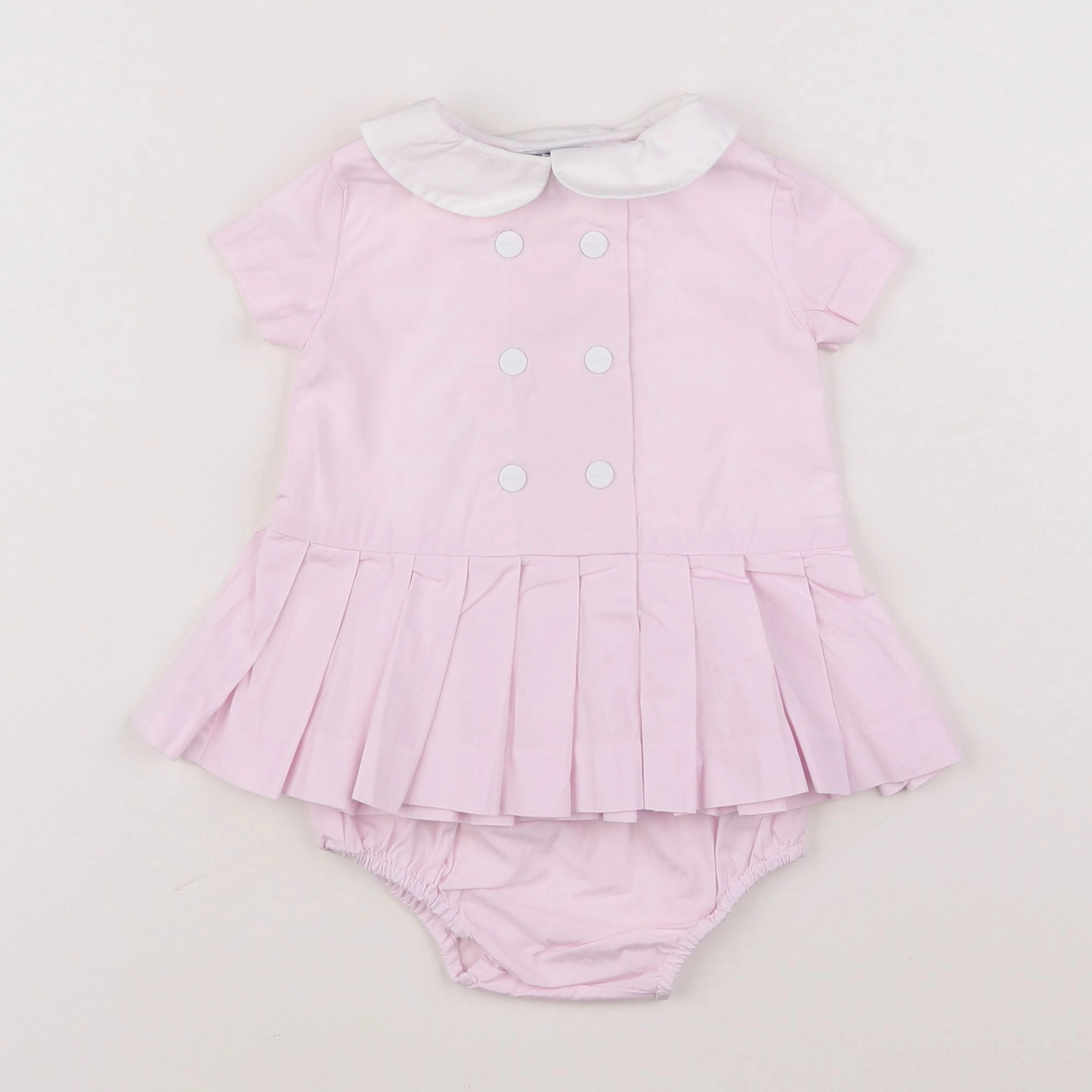 Jacadi - robe rose - 6 mois