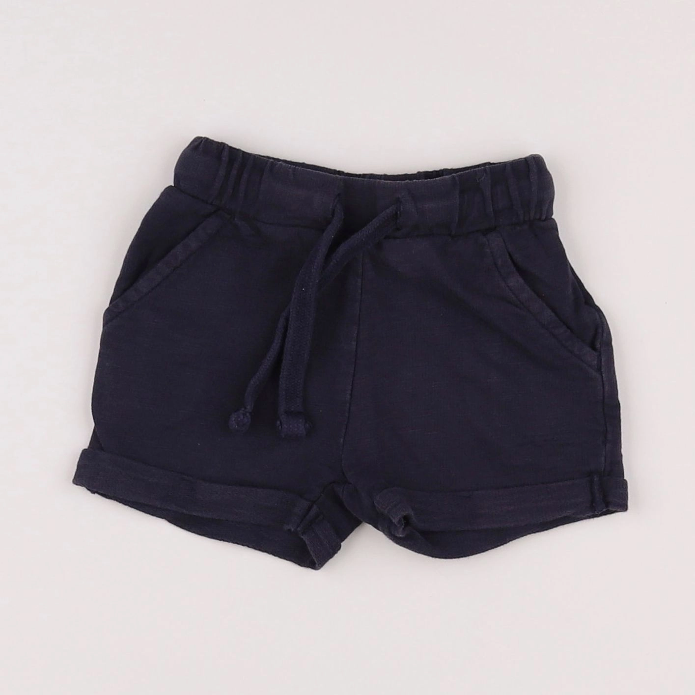 Boutchou - short bleu - 12 mois