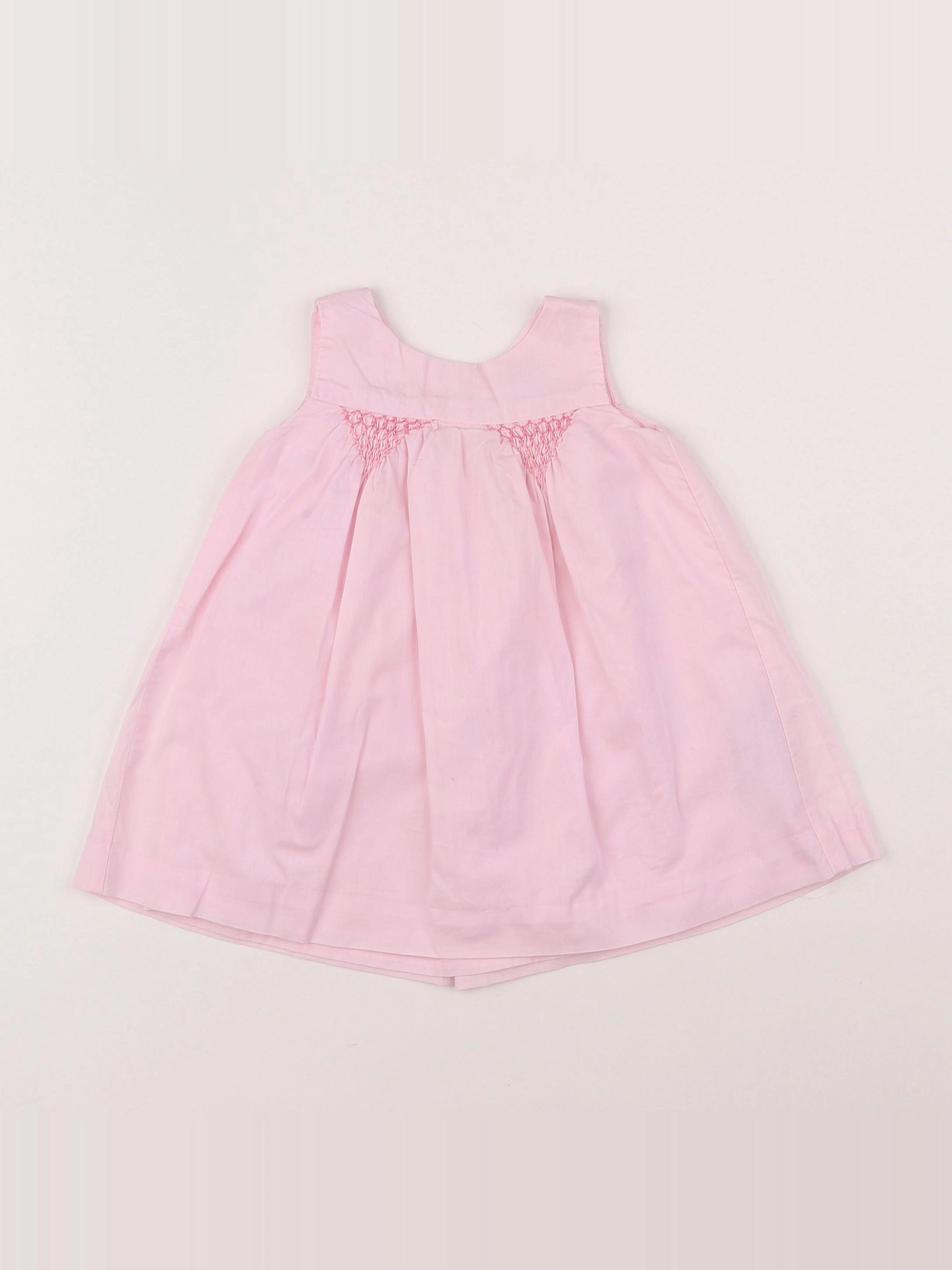 Jacadi - robe rose - 6 mois